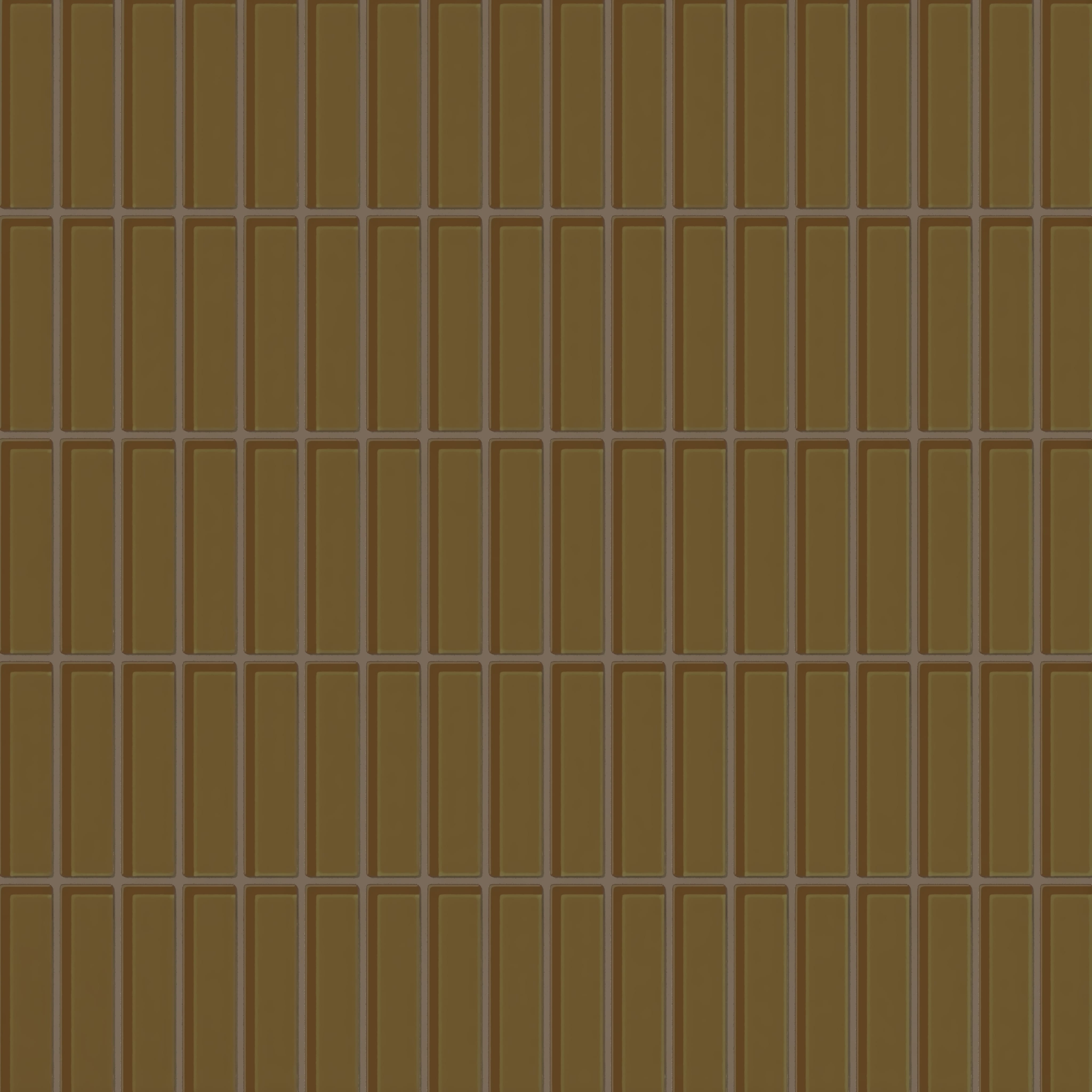 1x4 Straight Set Sheeted Glass Mosaic Tile in Merlin Gloss