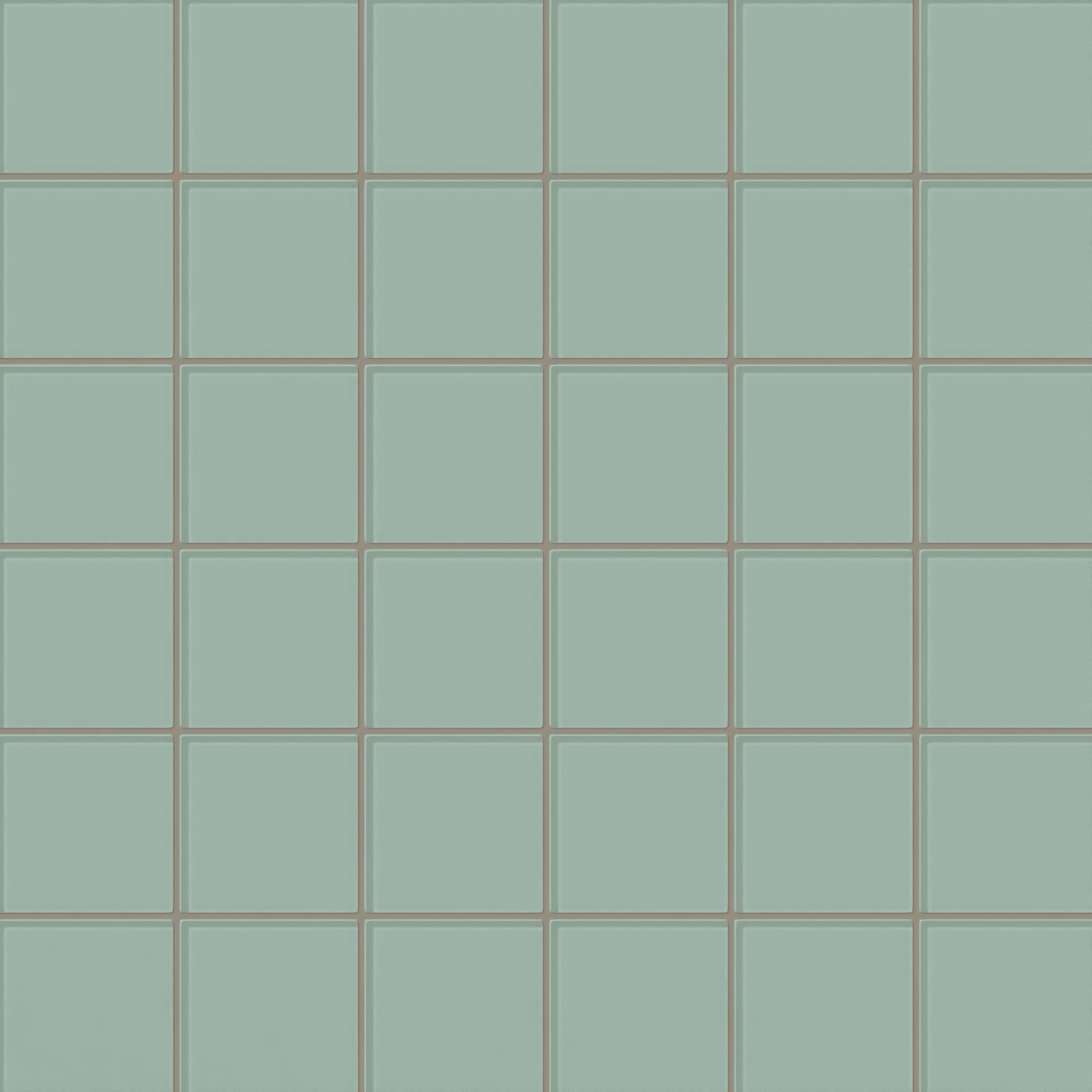 4x4 Glass Tile in Kingfisher Gloss