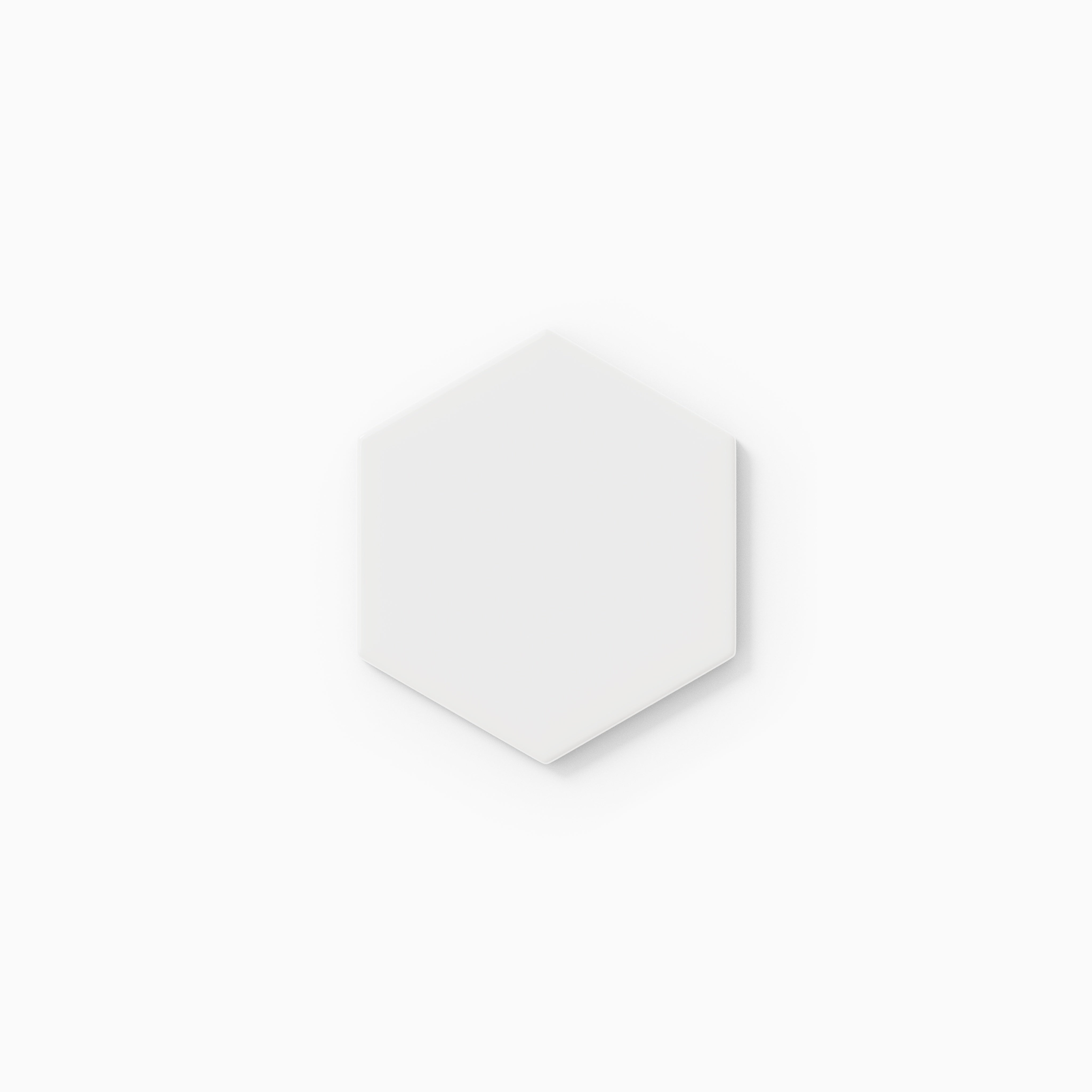 4" Hexagon Original Ceramic Tile in Calcite Gloss