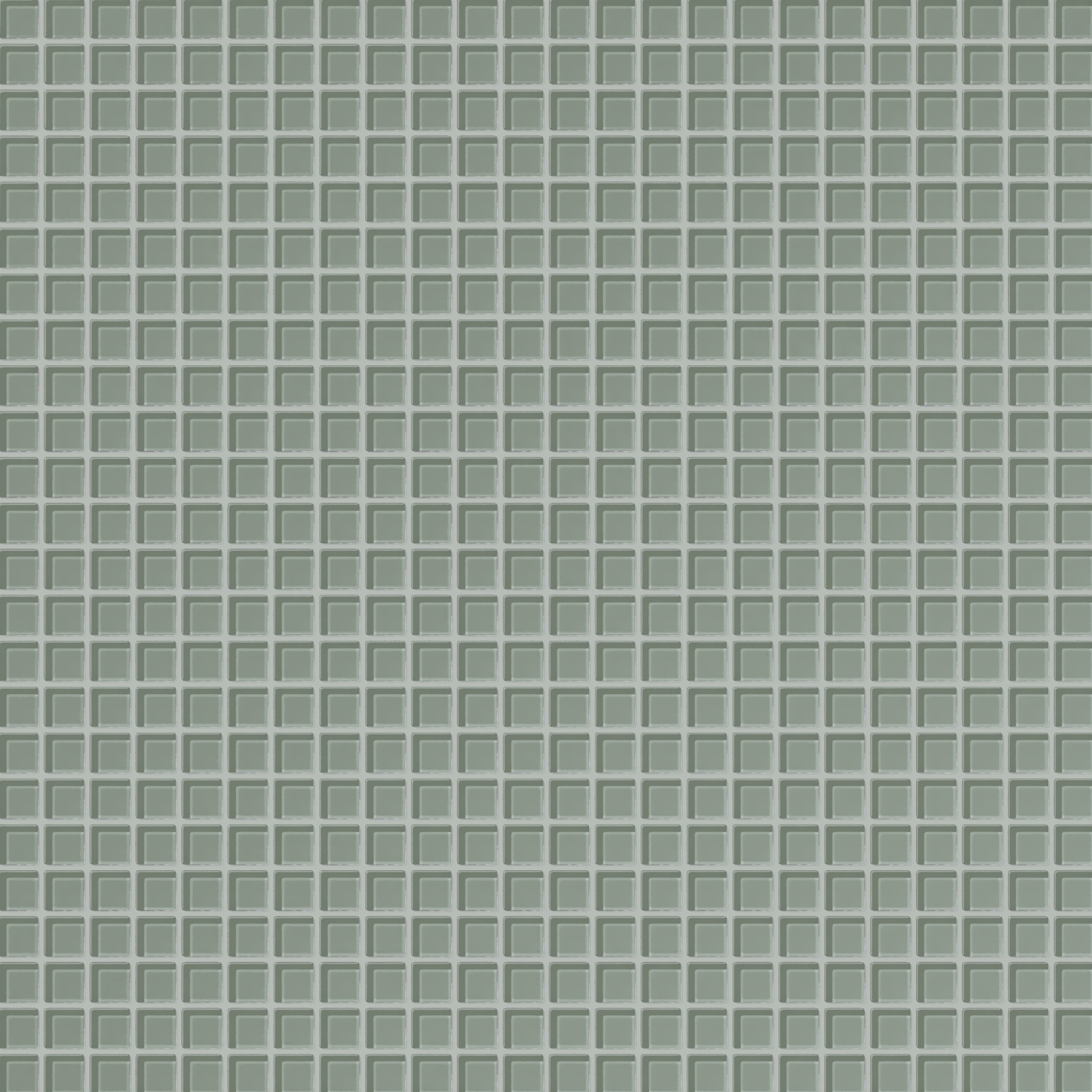 1x1 Straight Set Sheeted Glass Mosaic Tile in Hummingbird Gloss