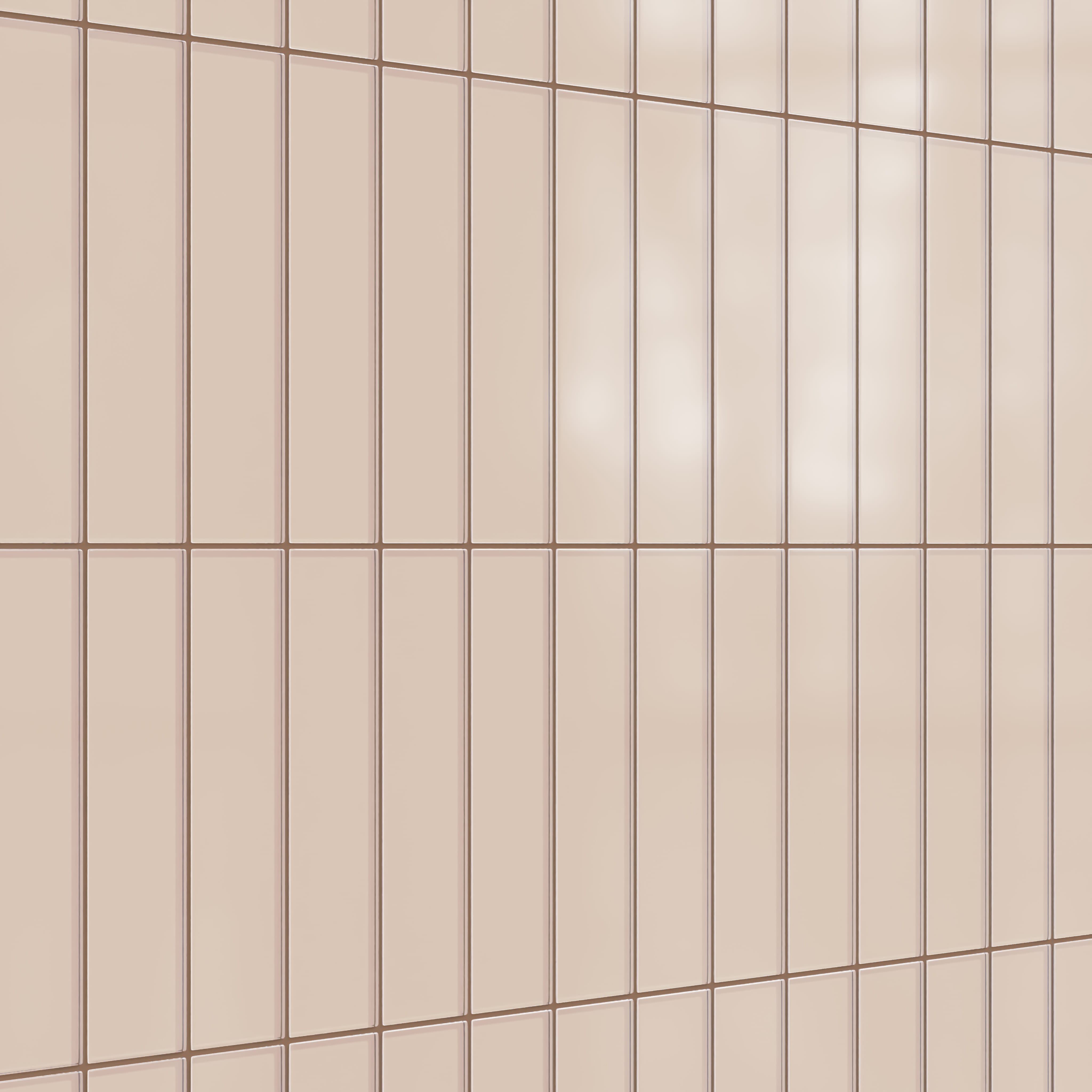 Quick Ship 3x12 Glass Tile in Rosy Finch Matte