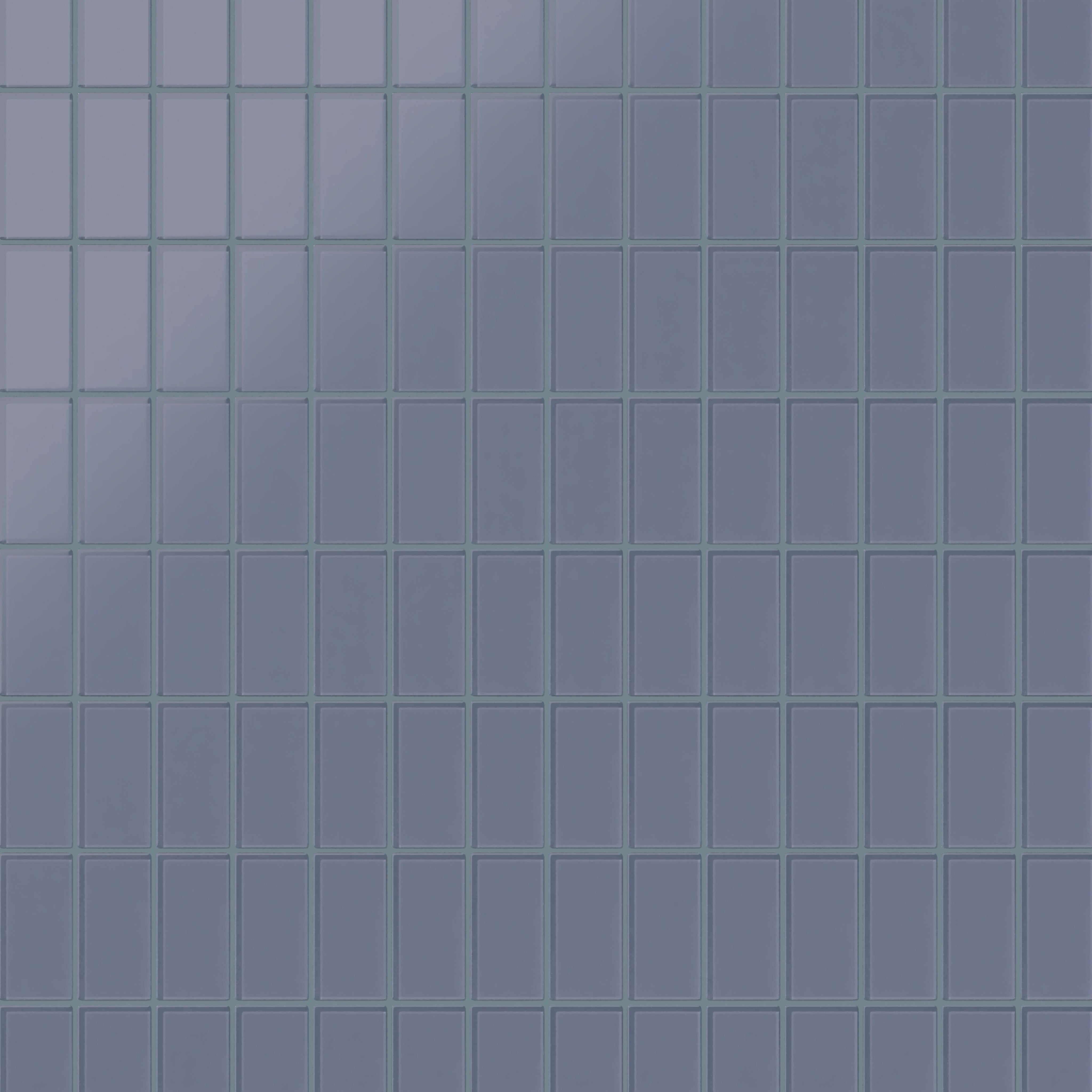 2x4 Straight Set Sheeted Glass Mosaic Tile in Nuthatch Matte