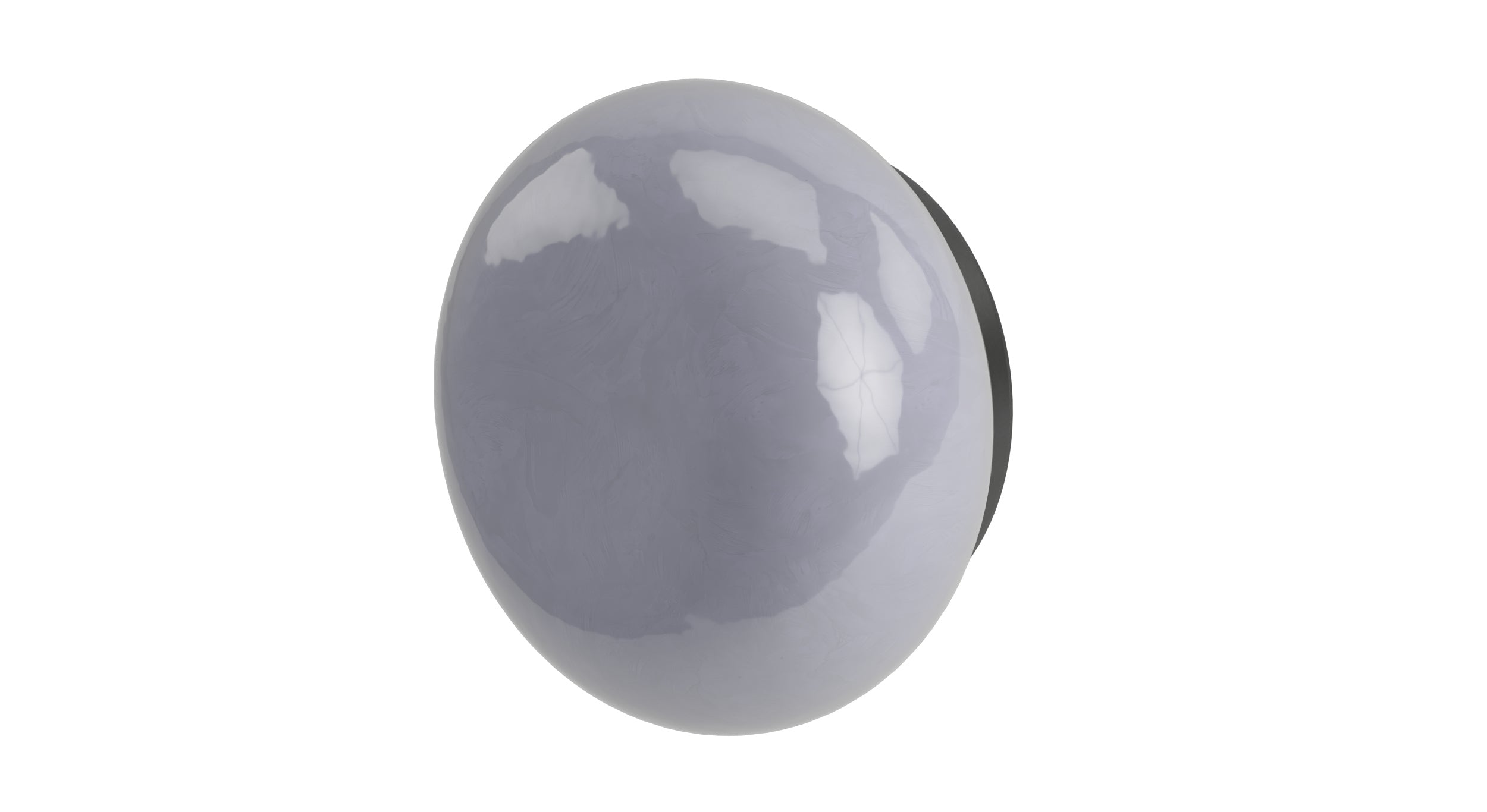 Foundry One Handle Wall Mount Diverter/Volume Control Shower Trim with Pebble Ceramic Knob Handle in Oil Rubbed Bronze