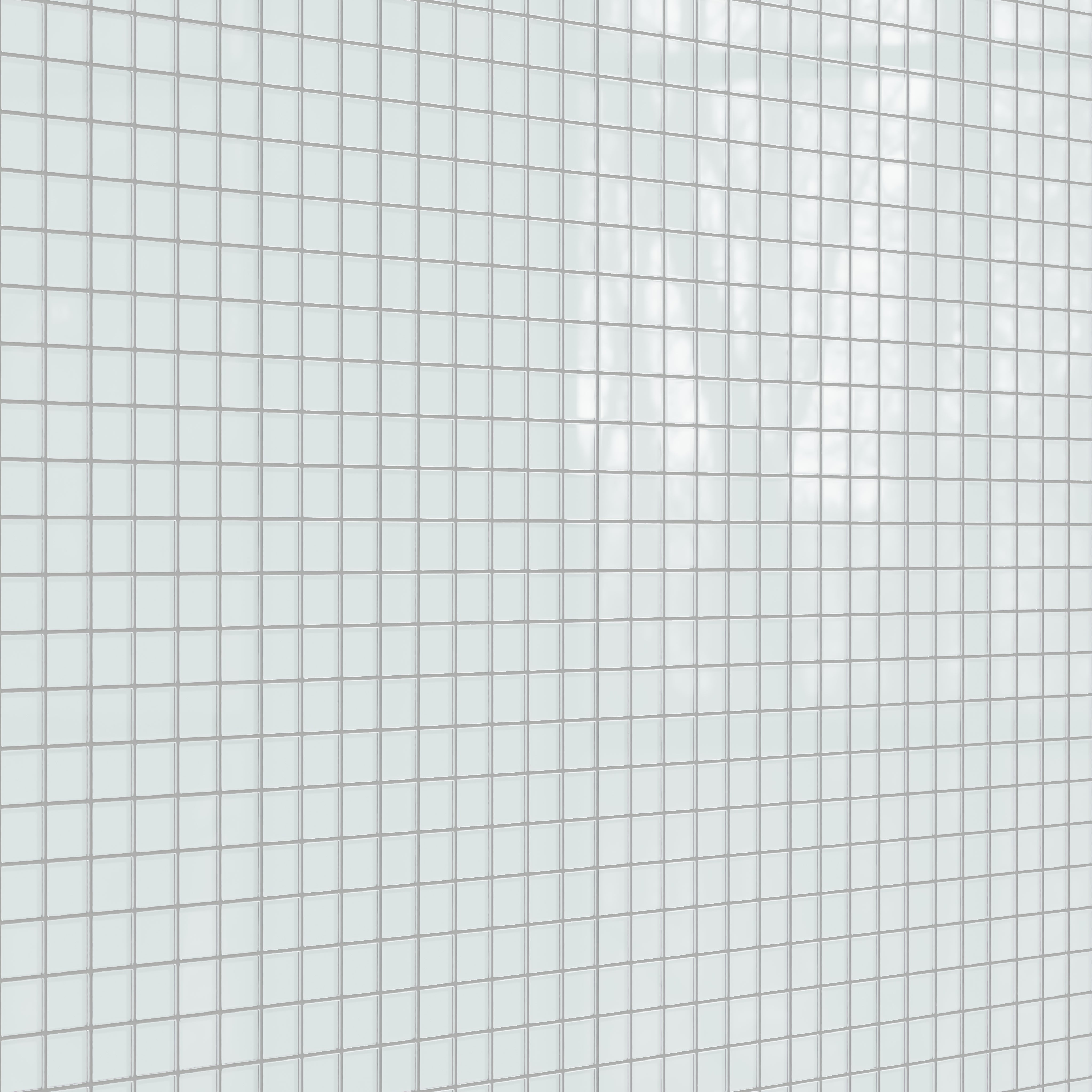 2x2 Straight Set Sheeted Glass Mosaic Tile in Warbler Gloss