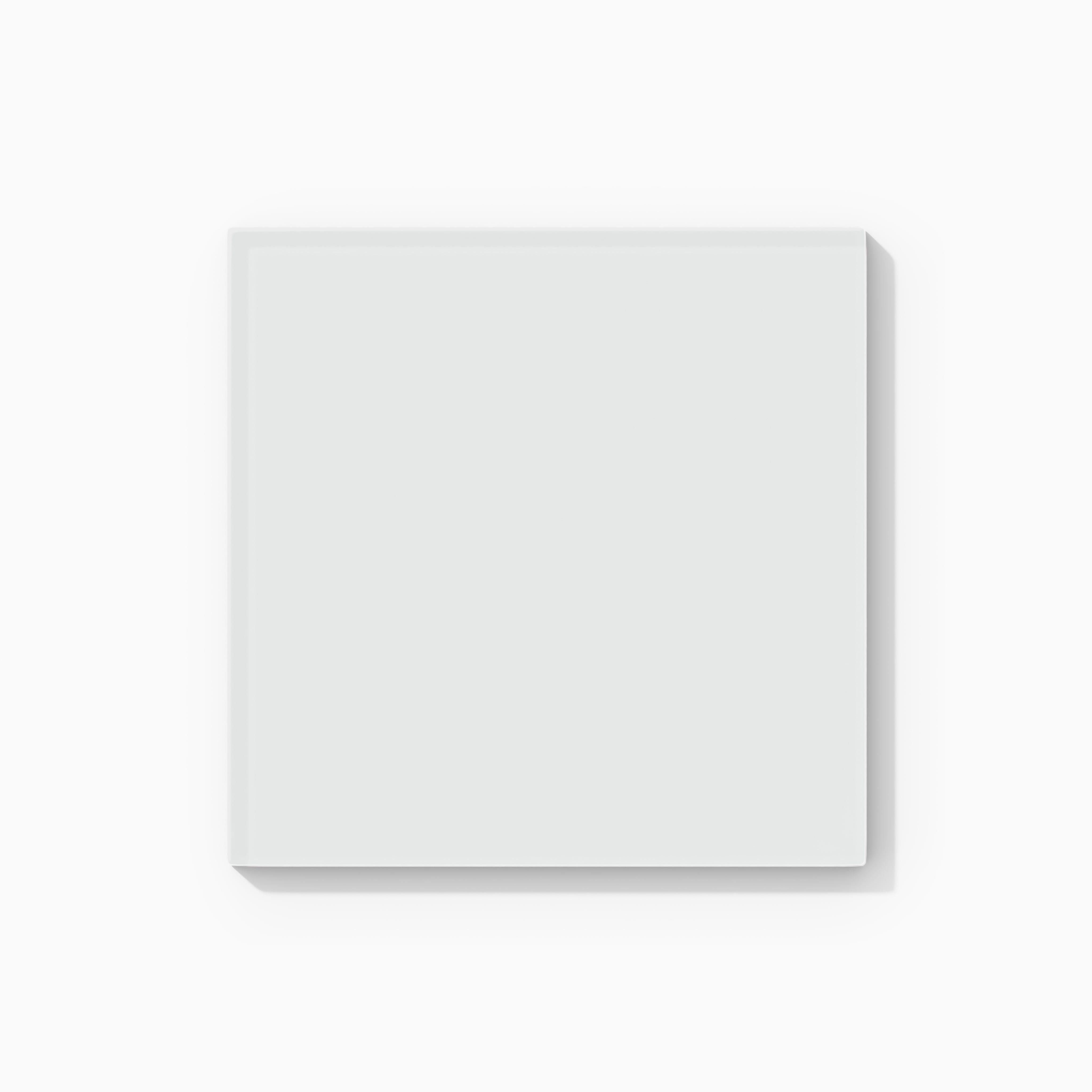 6x6 Glass Tile in Egret Gloss