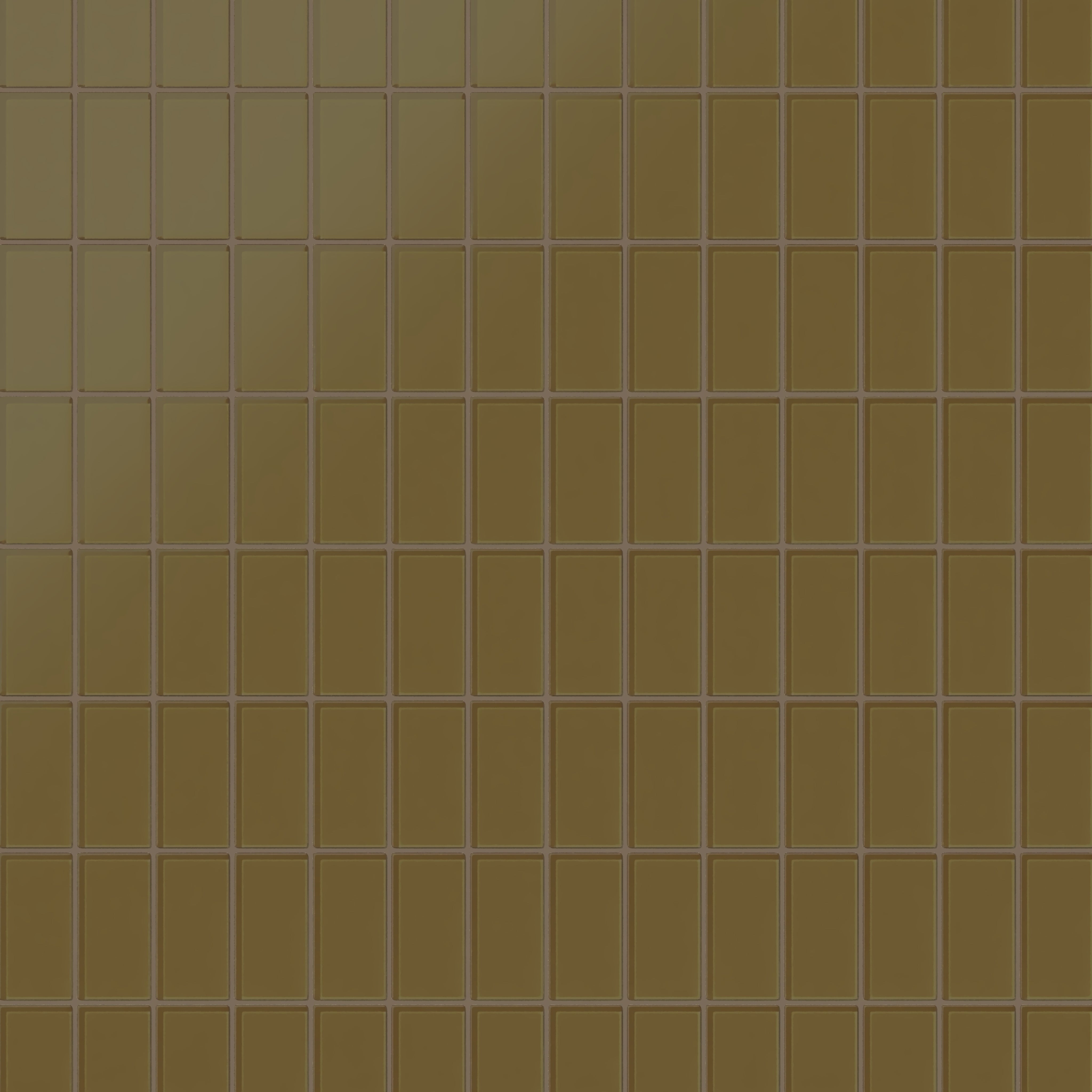 2x4 Straight Set Sheeted Glass Mosaic Tile in Merlin Matte