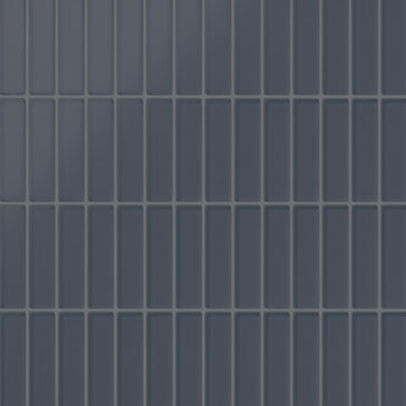 1x4 Straight Set Sheeted Glass Mosaic Tile in Junco Matte