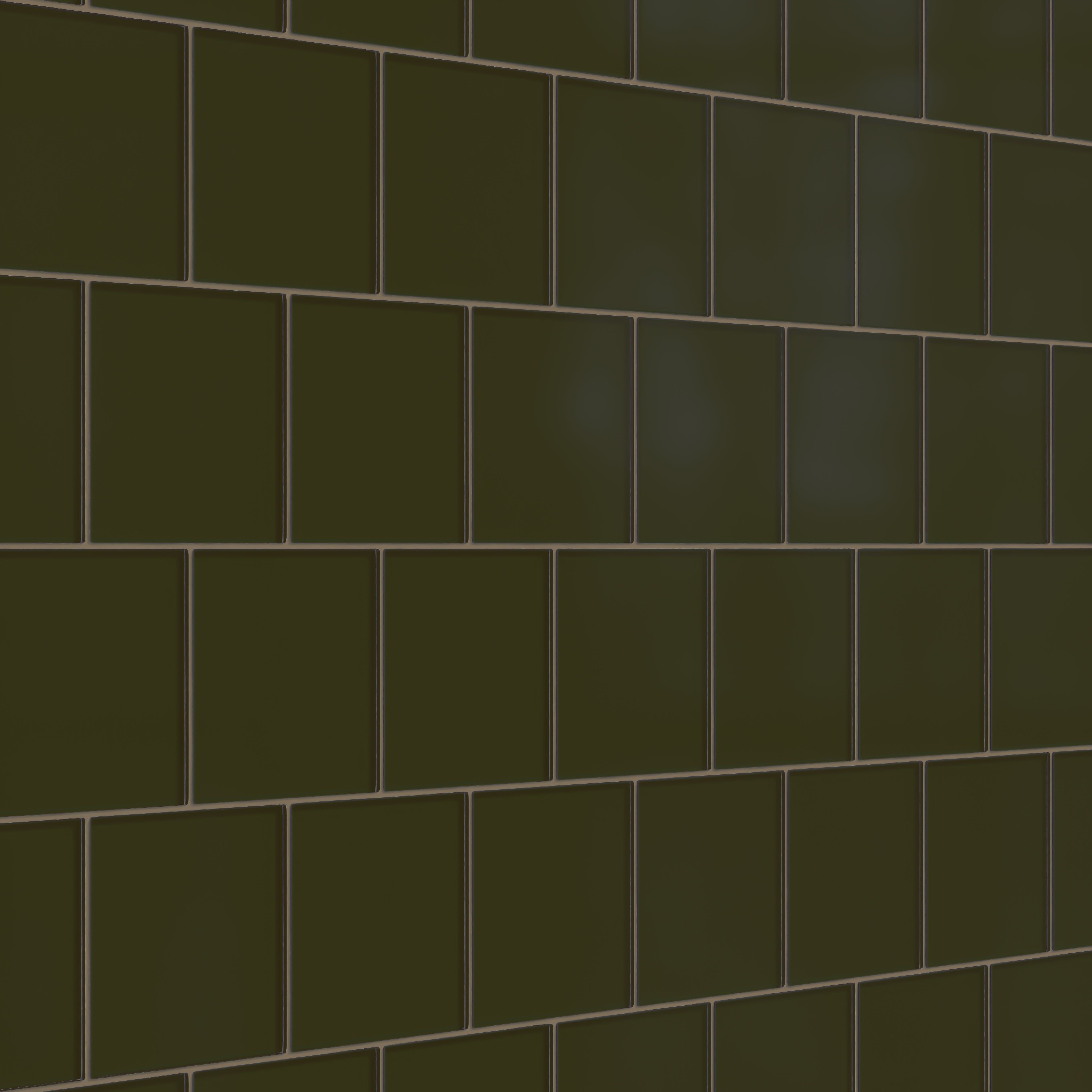 6x6 Glass Tile in Catbird Matte