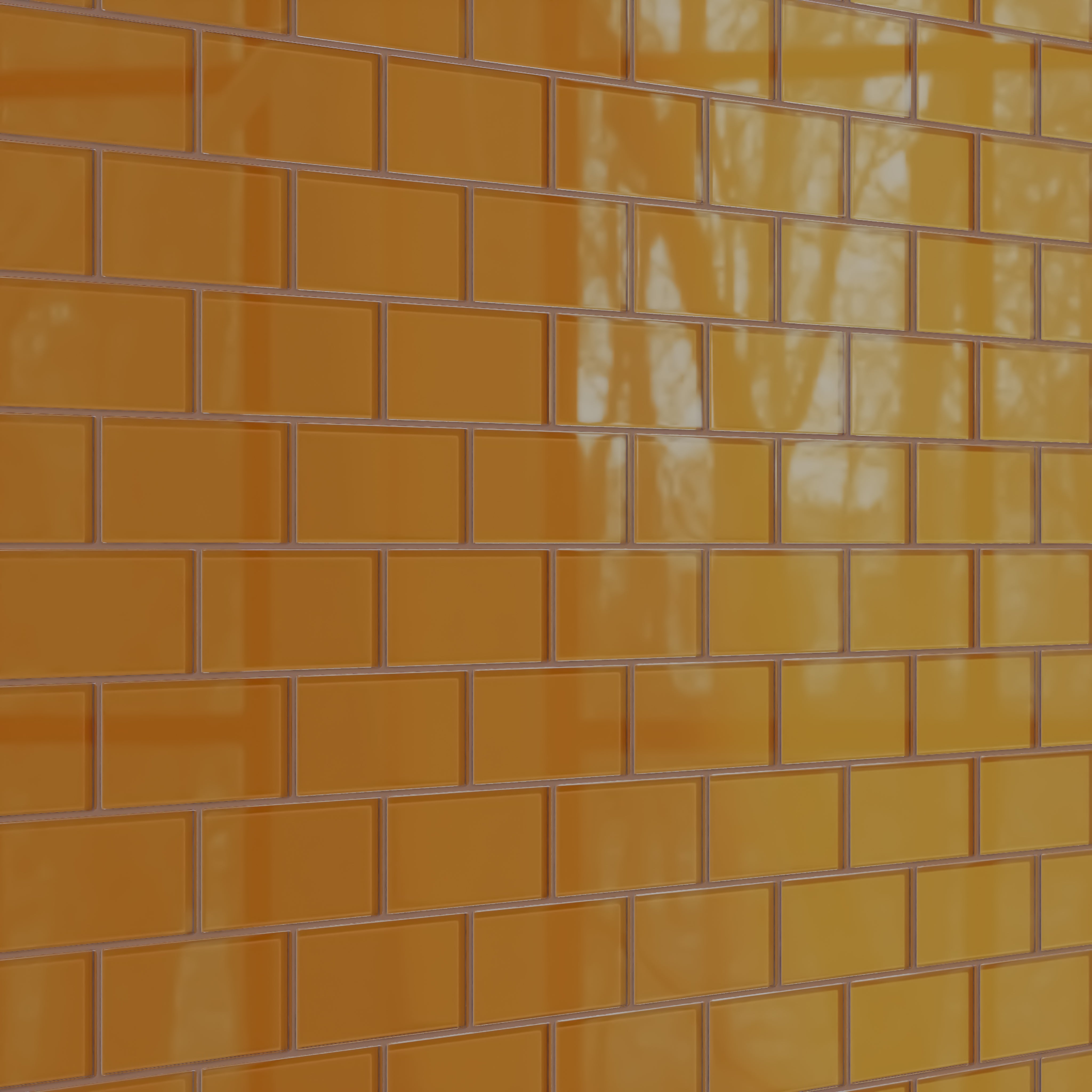 3x6 Glass Tile in Falcon Gloss
