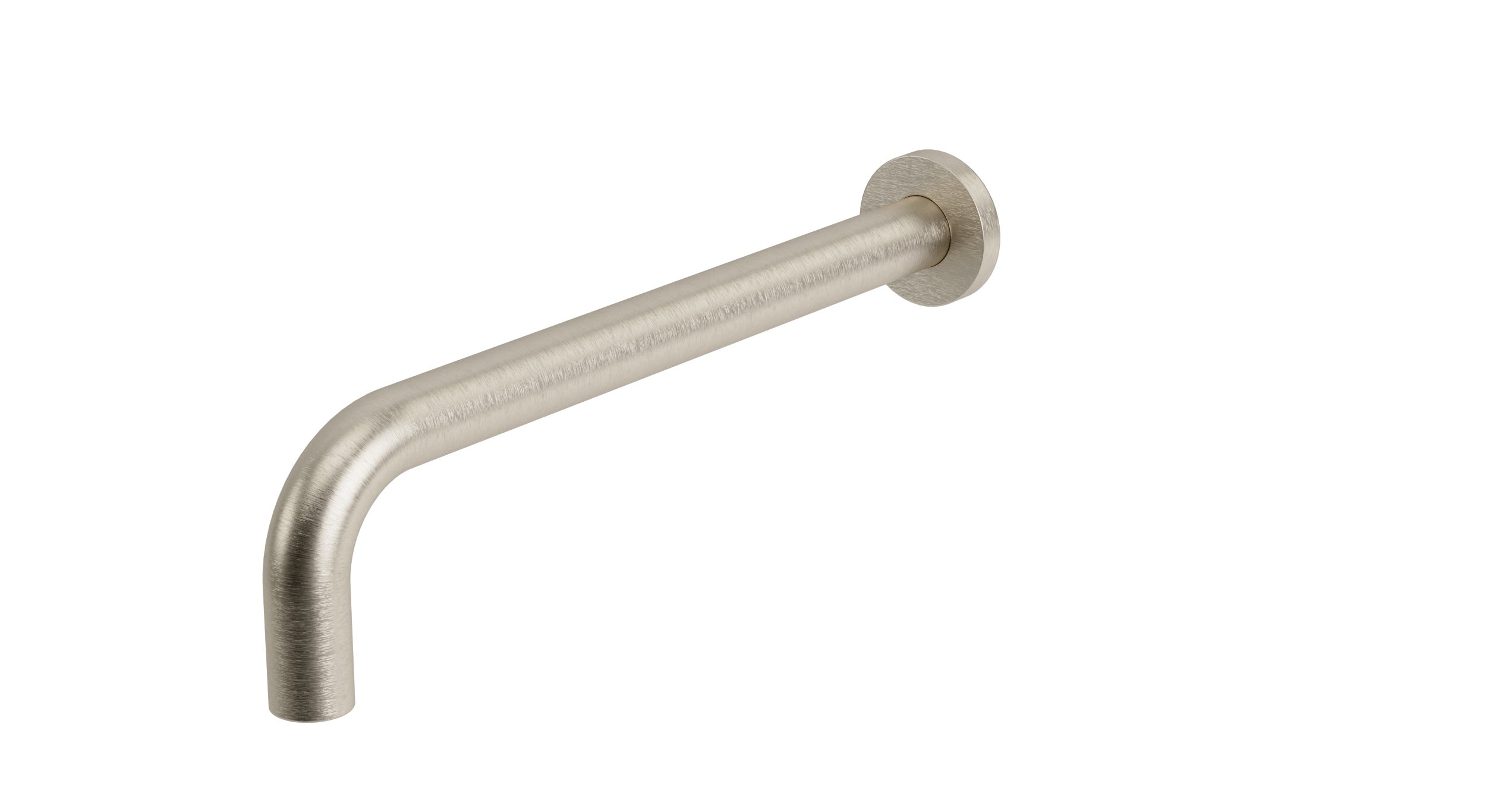 Contour Wall Mount 12" Spout in Satin Nickel