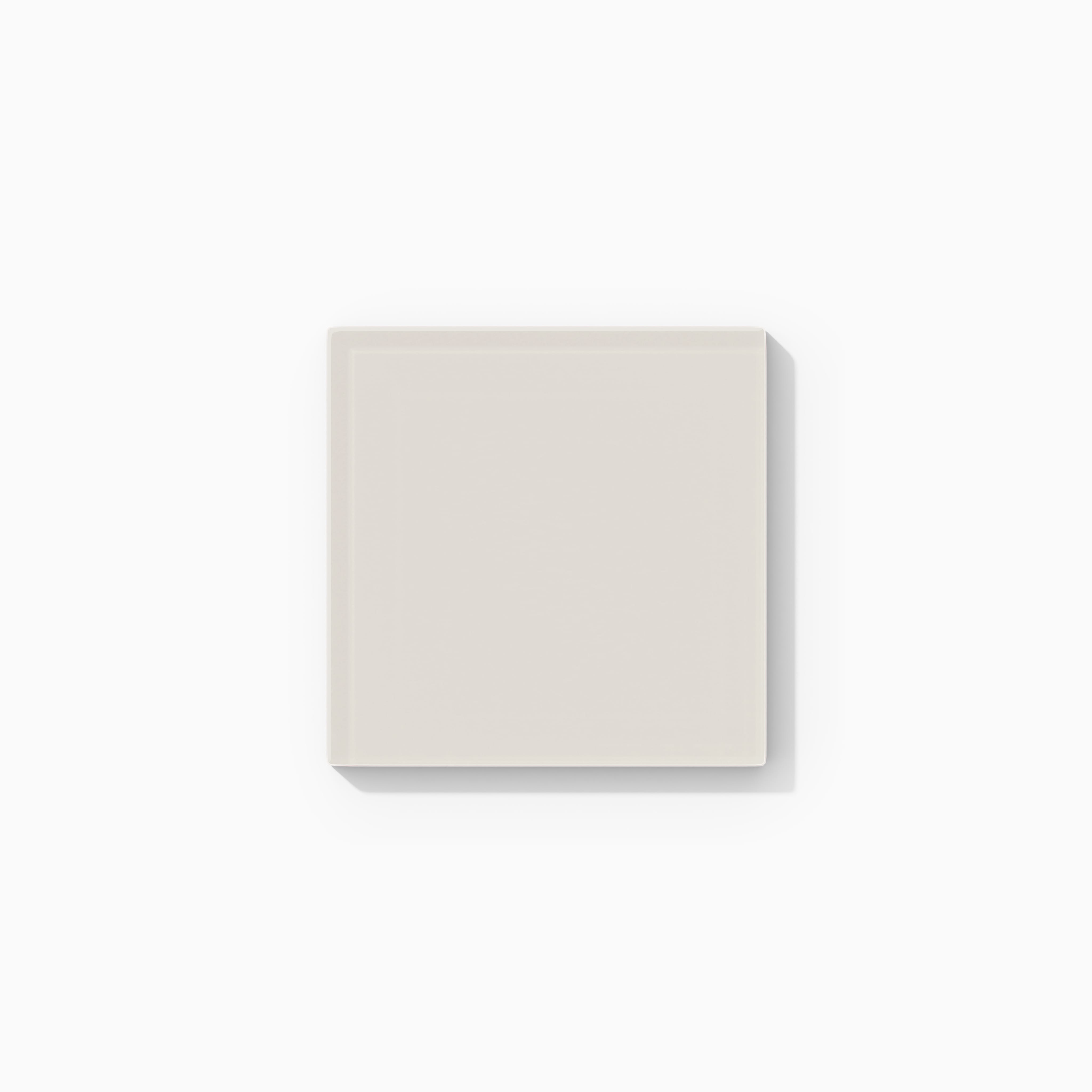 Quick Ship 4x4 Glass Tile in Dove Gloss