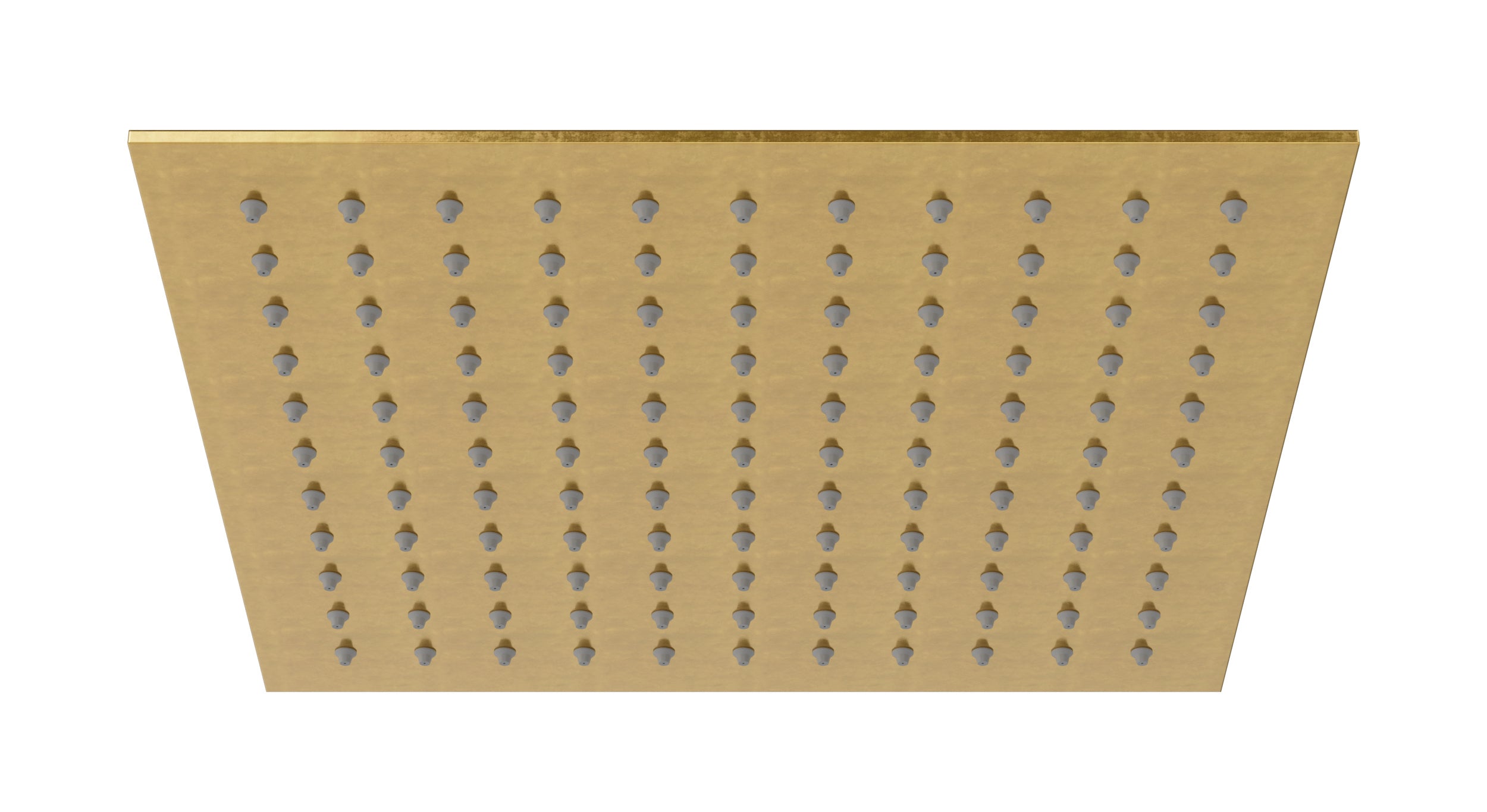 Flatiron 12" Shower Head in French Brass
