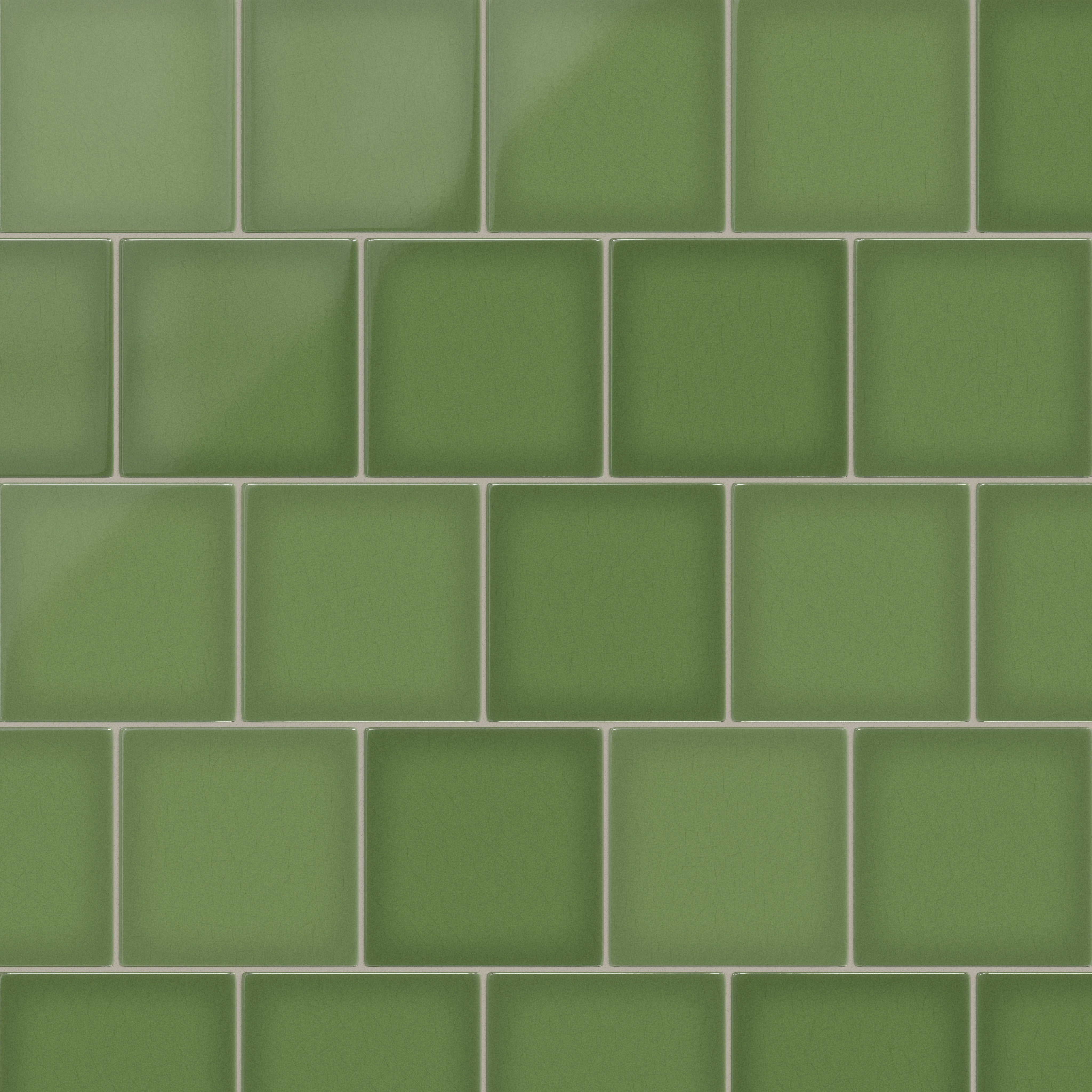 8x8 Original Ceramic Tile in Kelp Gloss