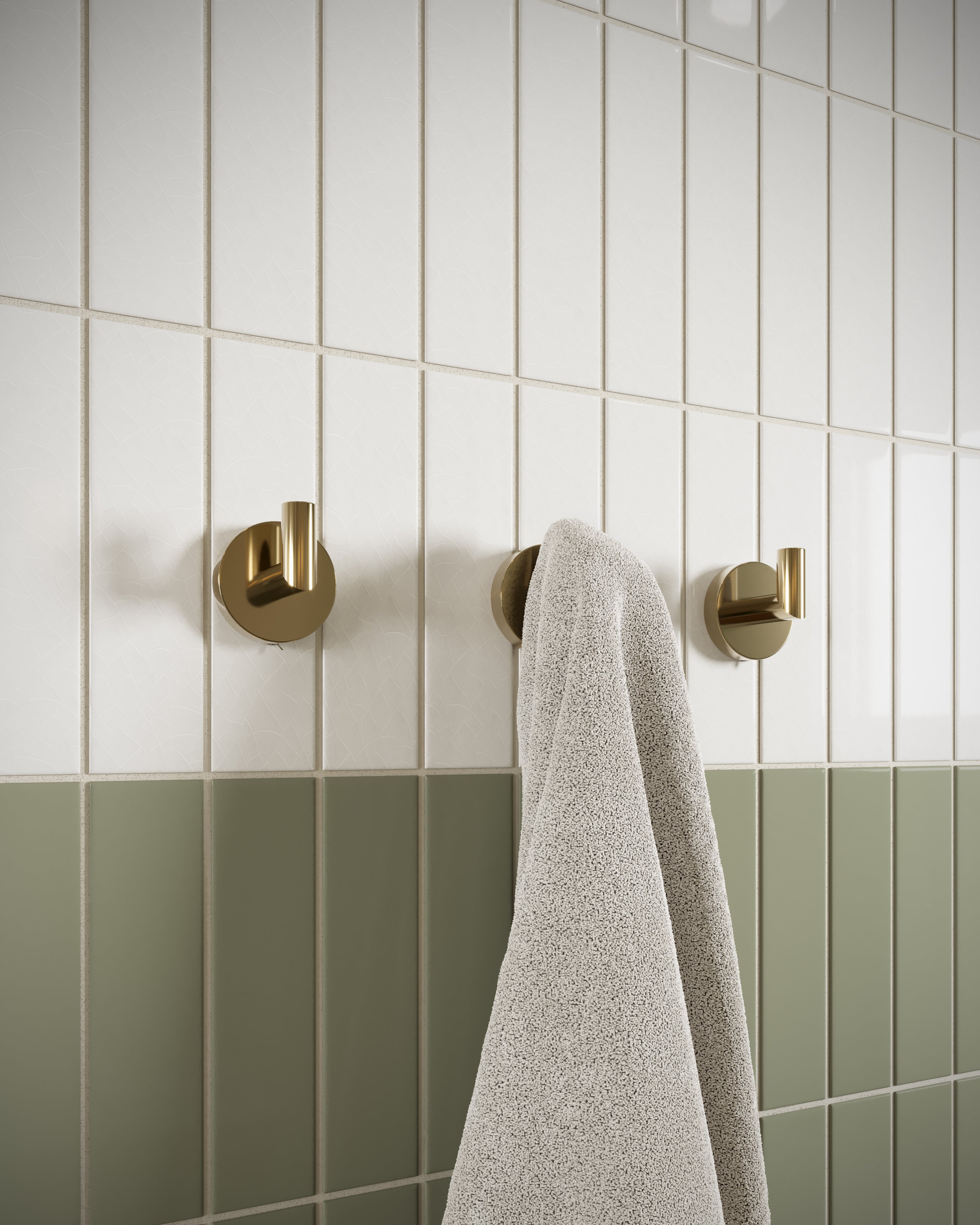 2x8 Original Ceramic Tile in Frost Gloss