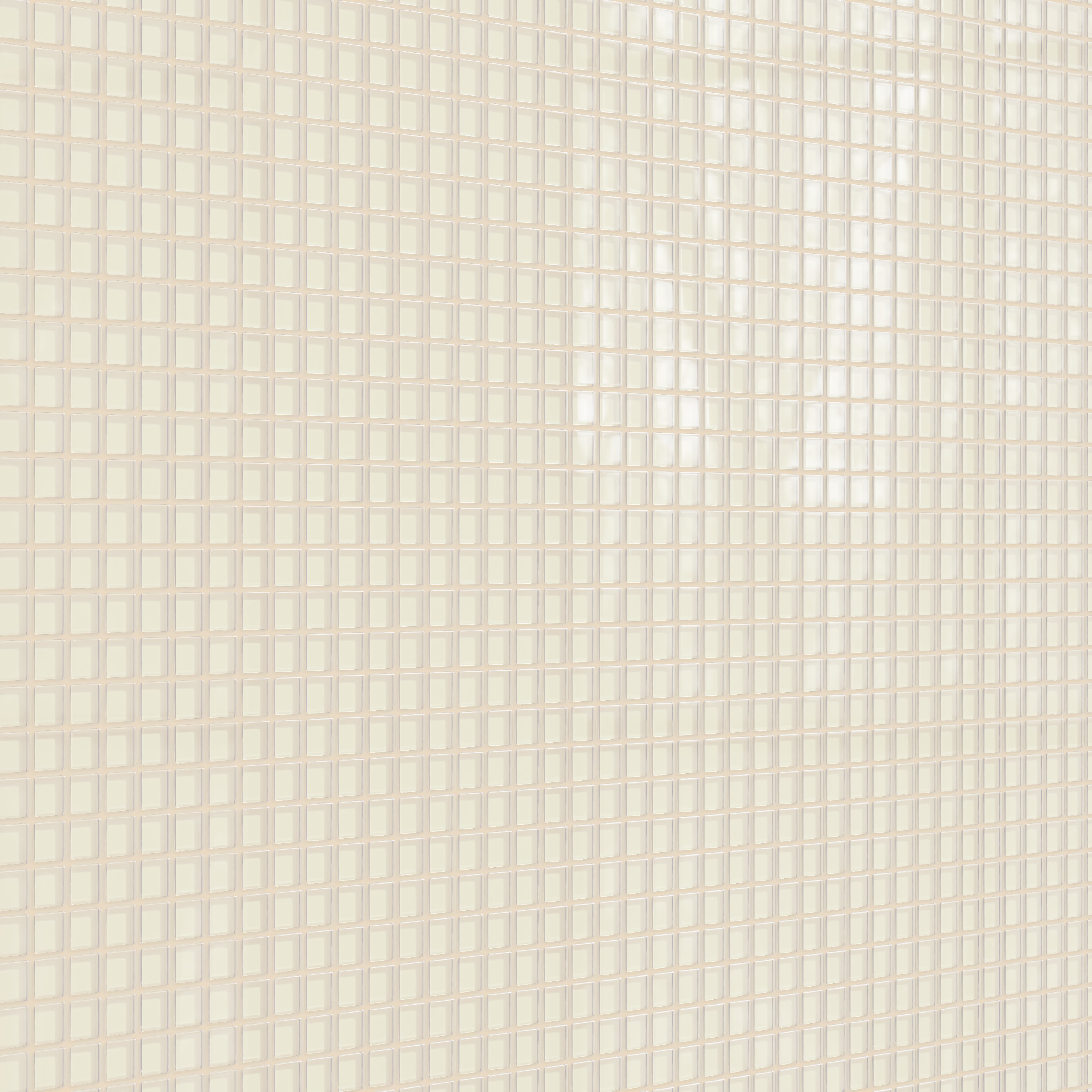 1x1 Straight Set Sheeted Glass Mosaic Tile in Sparrow Gloss