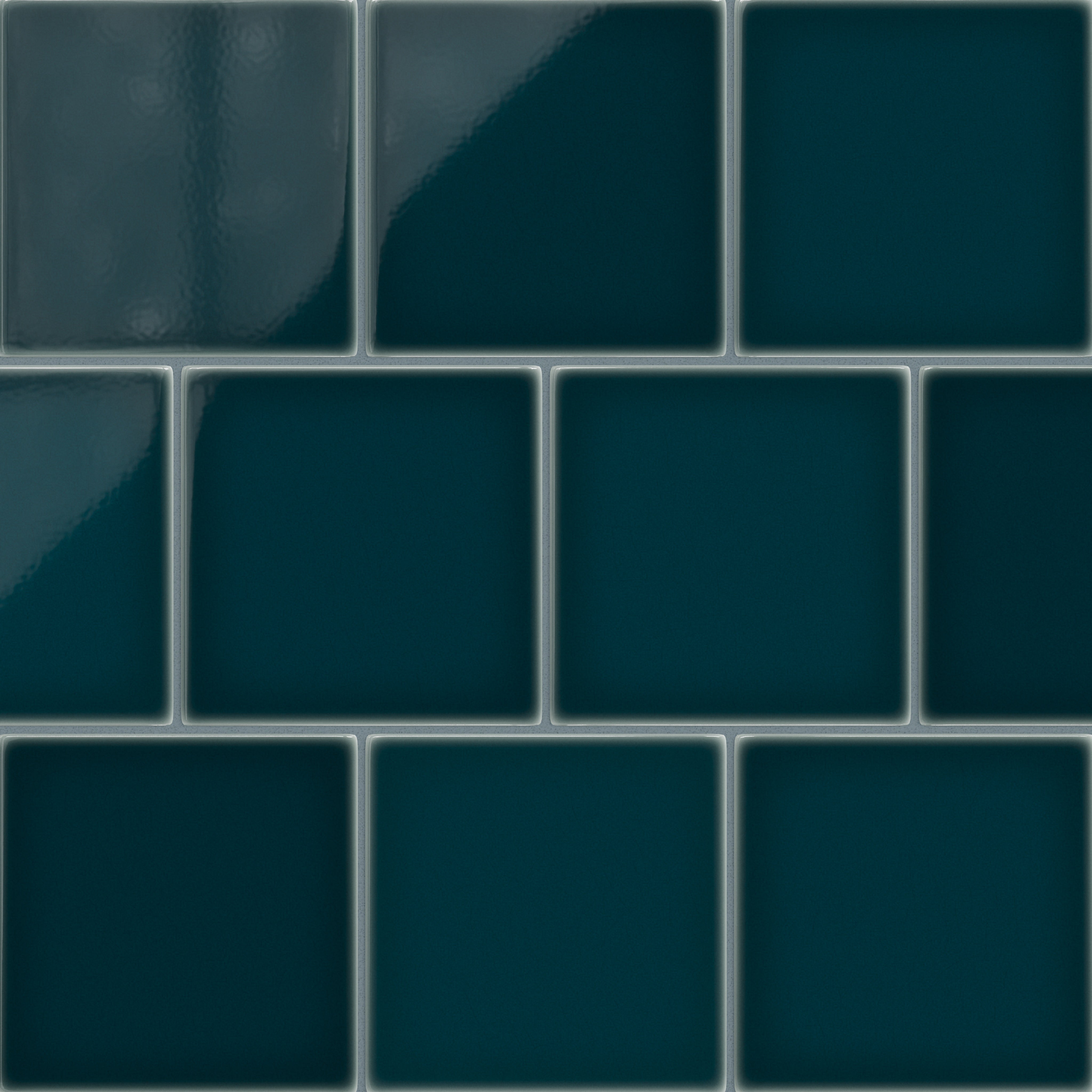 8x8 Original Ceramic Tile in Caspian Sea Gloss