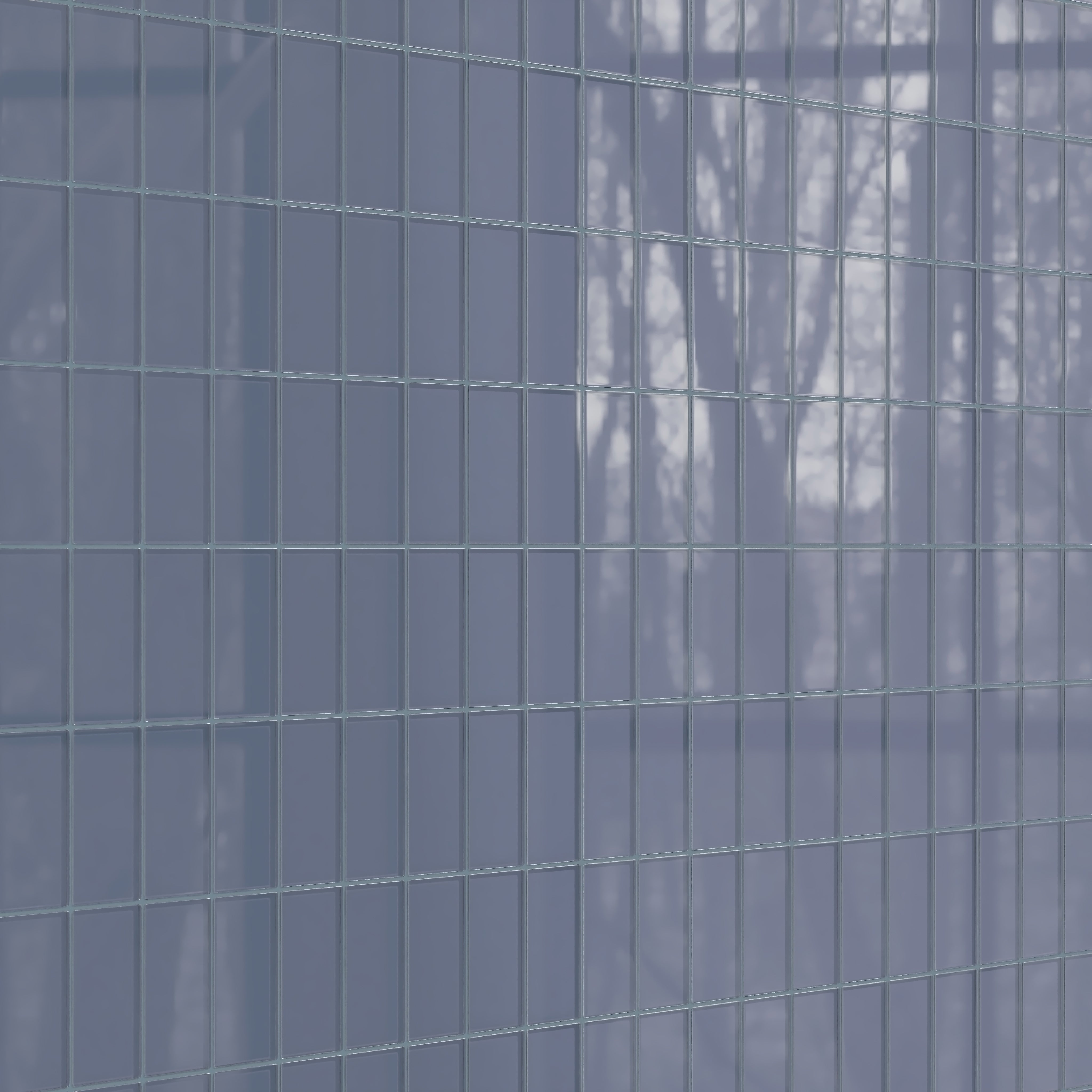 3x6 Glass Tile in Nuthatch Gloss