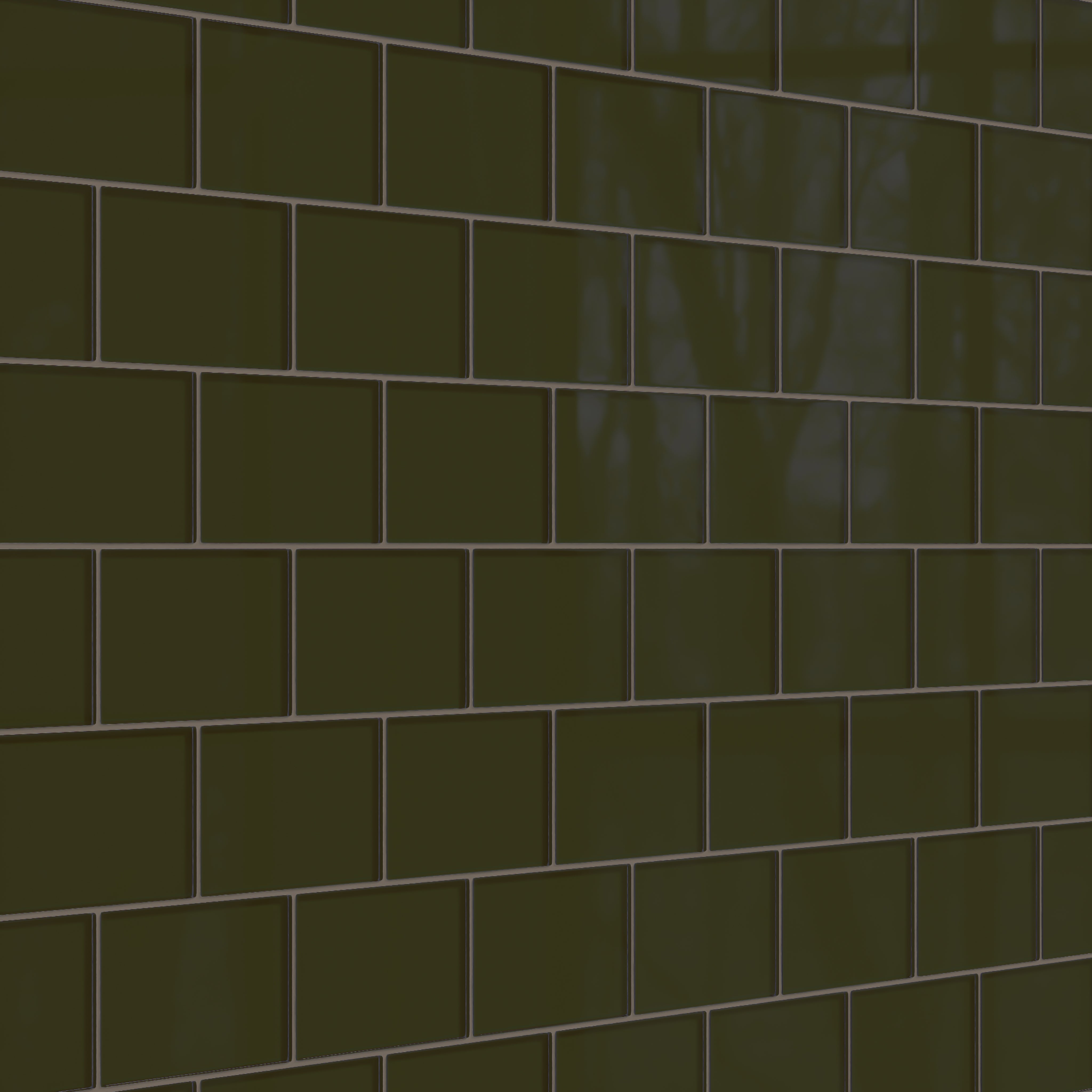 4x6 Glass Tile in Catbird Gloss