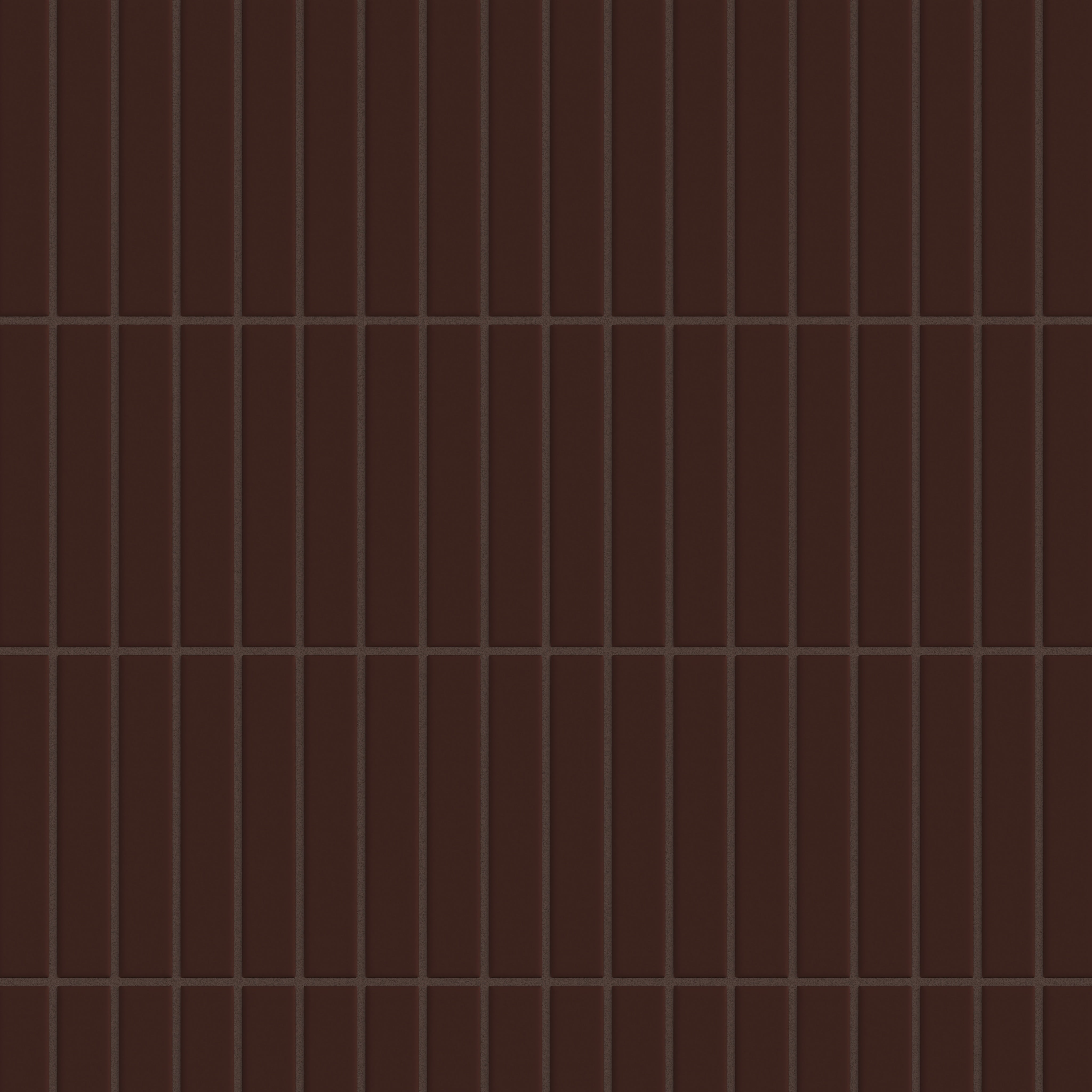 1x6 Straight Set Sheeted Original Ceramic Mosaic Tile in Garnet Matte