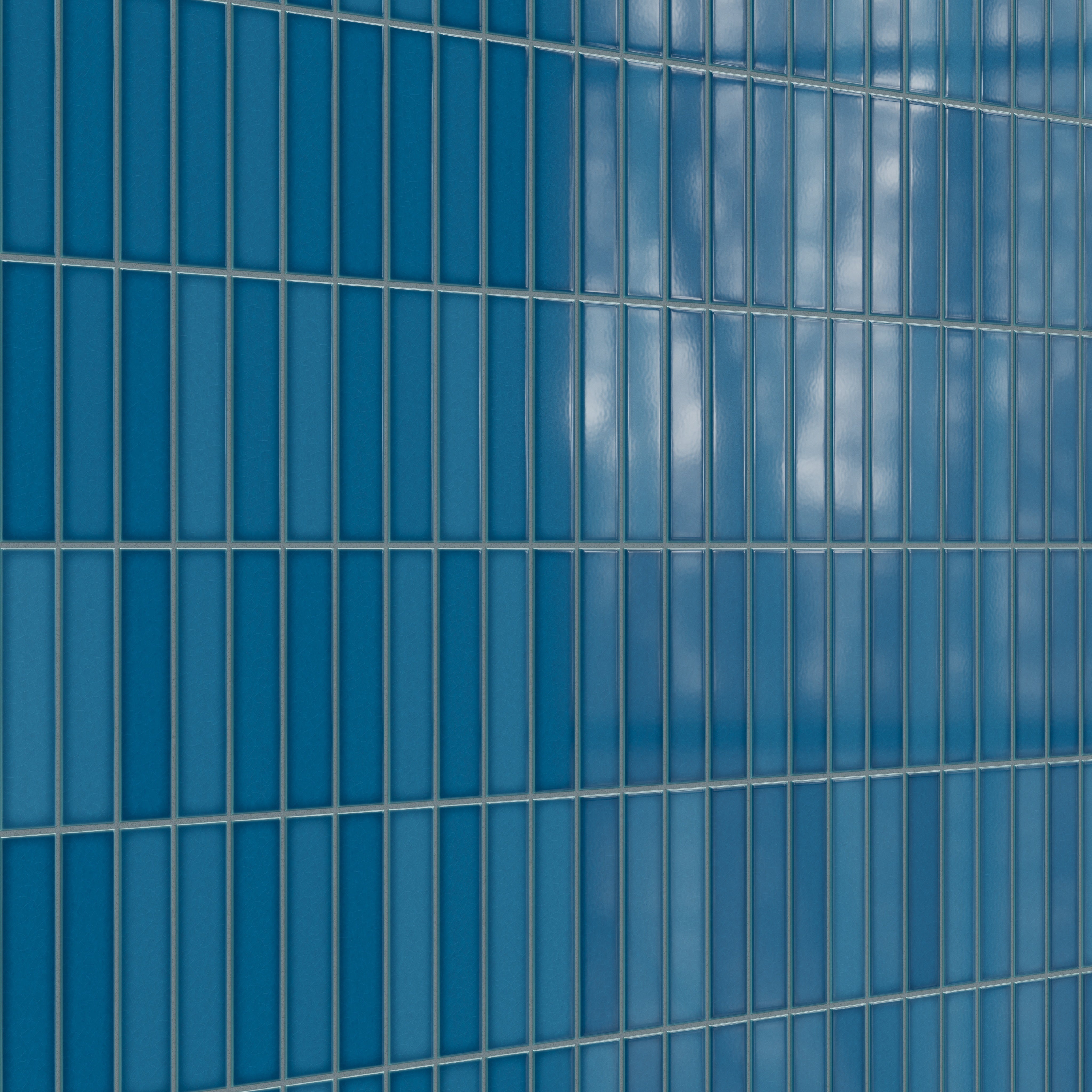 2x8 Original Ceramic Tile in Adriatic Sea Gloss