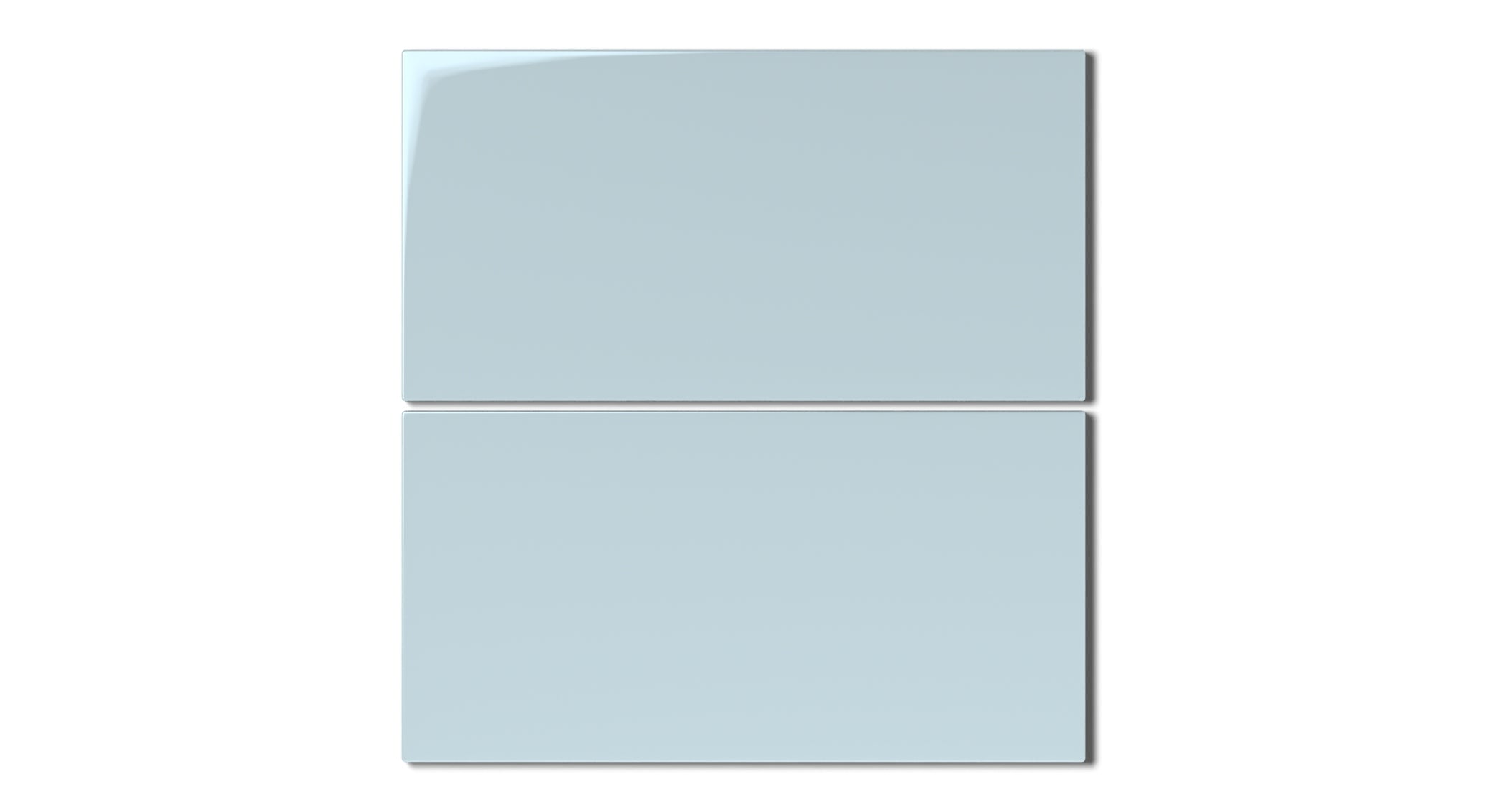 6x12 Natural Press Ceramic Tile in Egyptian Blue Gloss