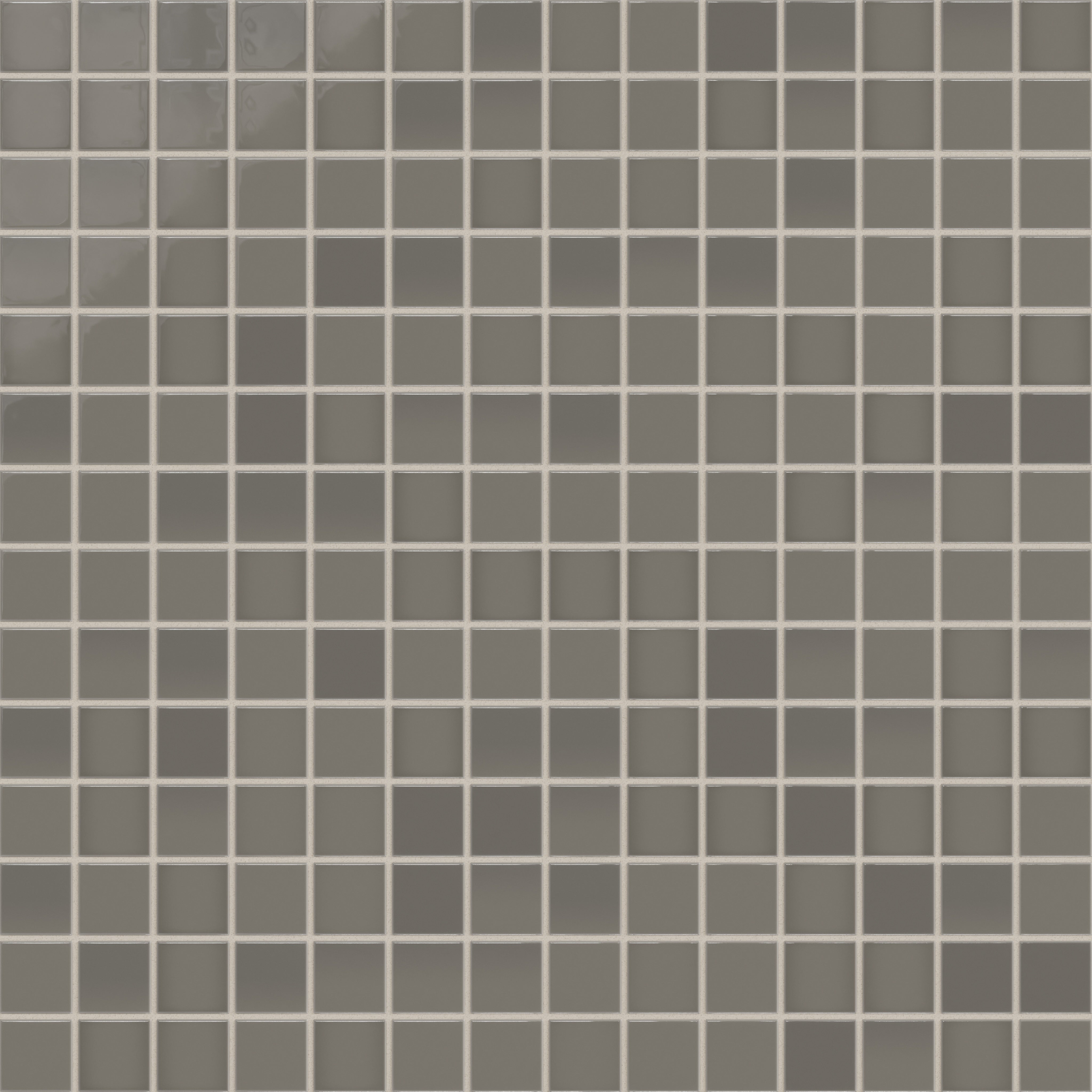 2x2 Straight Set Sheeted Natural Press Ceramic Mosaic Tile in Timberline Gloss