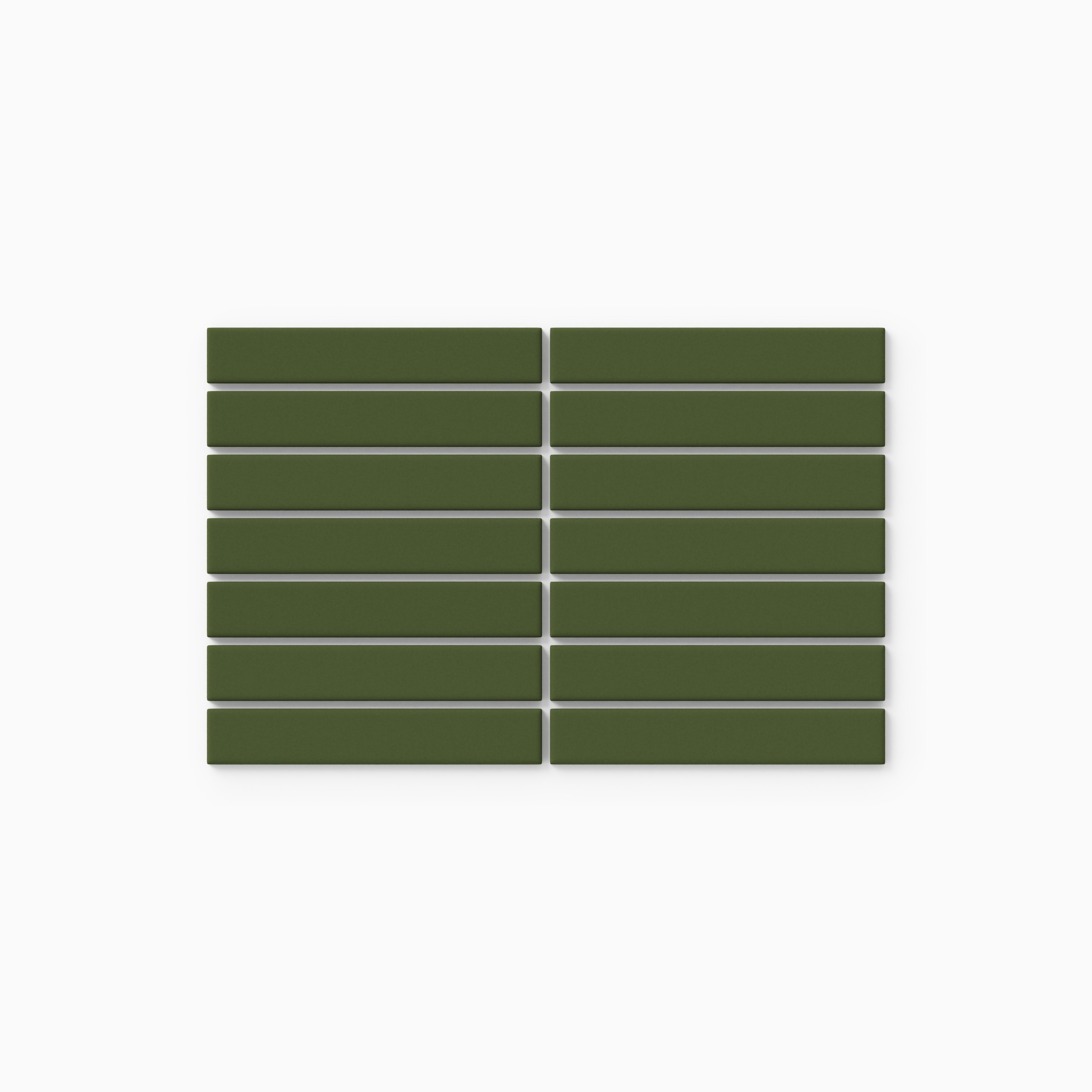 1x6 Straight Set Sheeted Original Ceramic Mosaic Tile in Lone Pine Matte