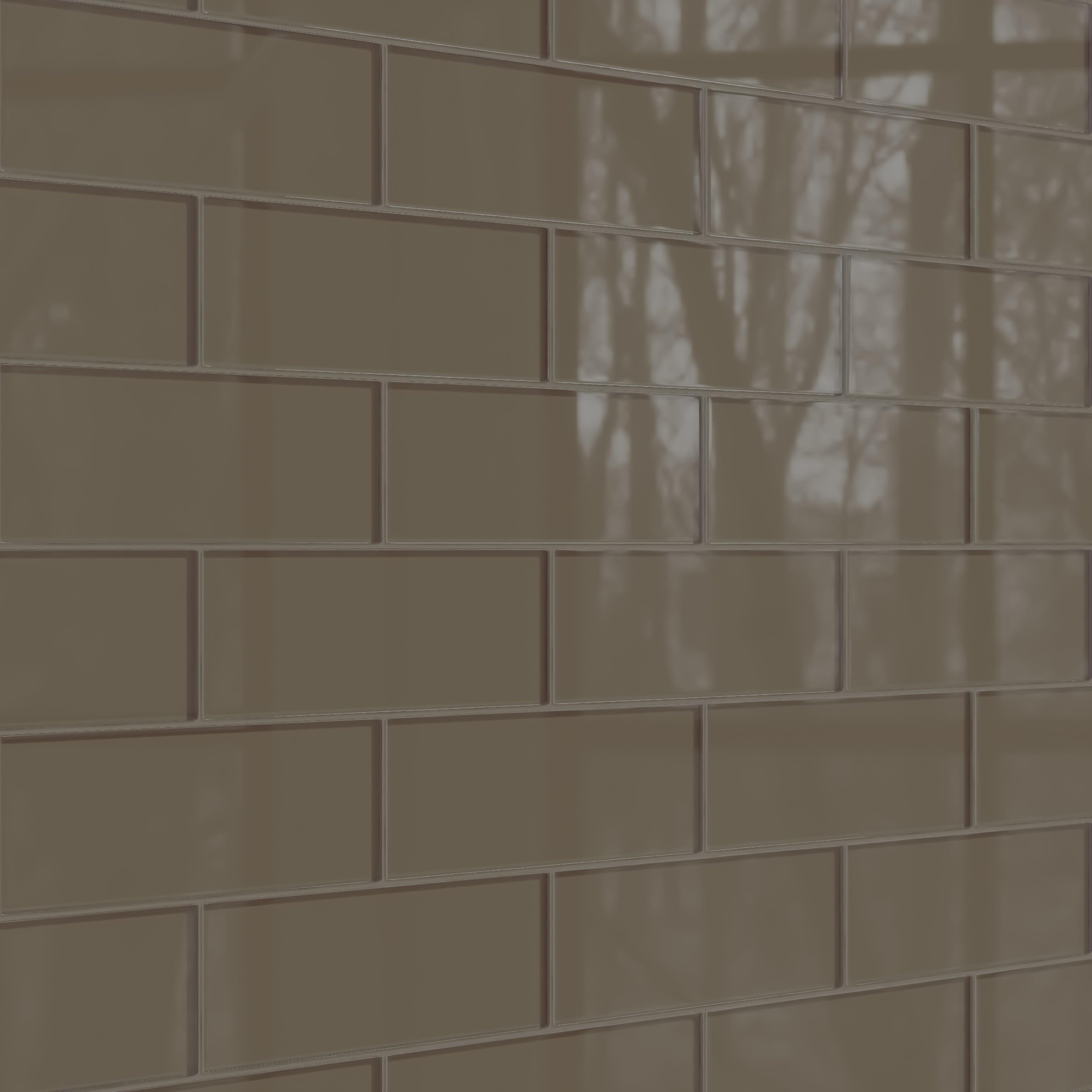 4x12 Glass Tile in Albatross Gloss