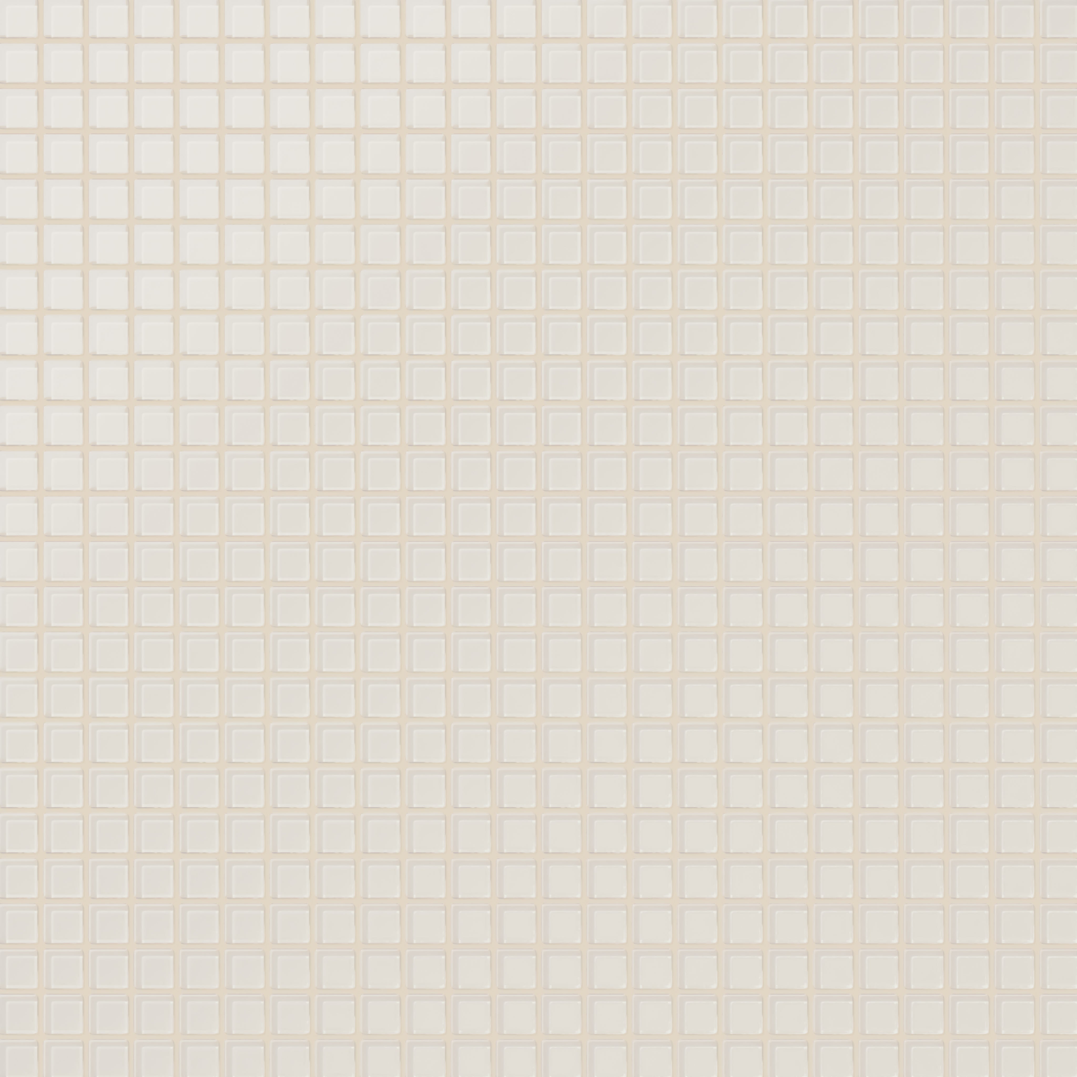 1x1 Straight Set Sheeted Glass Mosaic Tile in Dove Matte