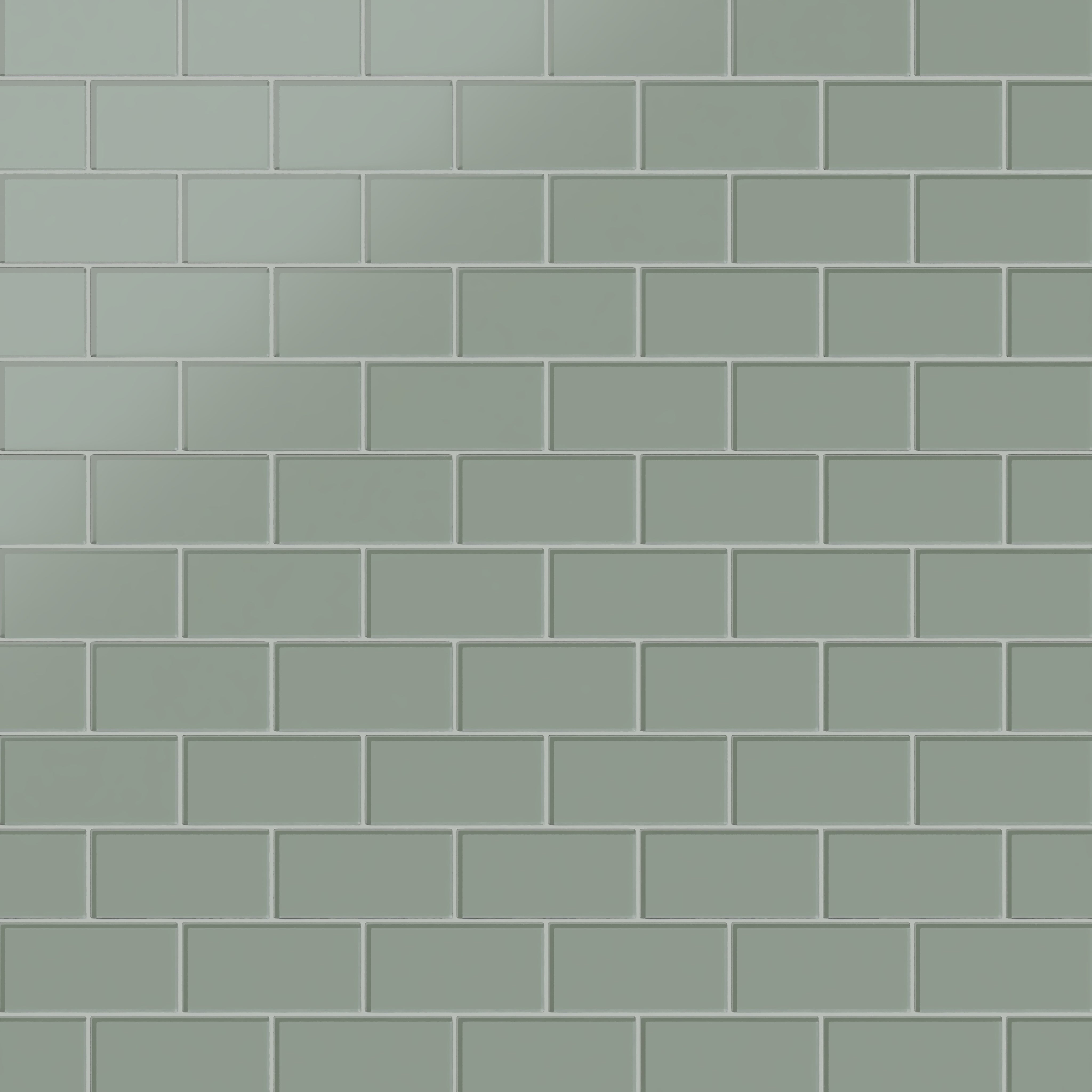 3x6 Glass Tile in Hummingbird Matte