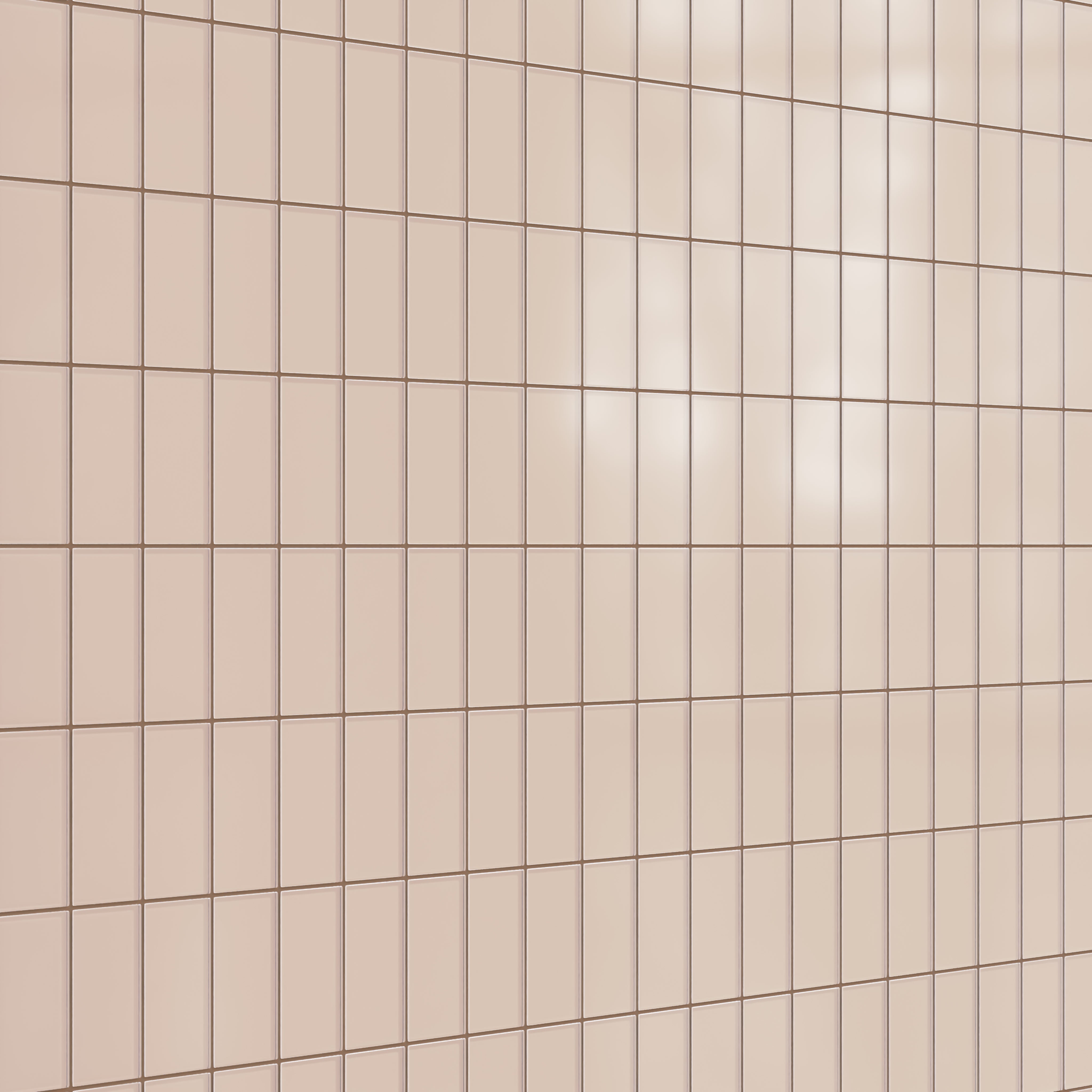 3x6 Glass Tile in Rosy Finch Matte