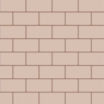 3x6 Glass Tile in Rosy Finch Gloss