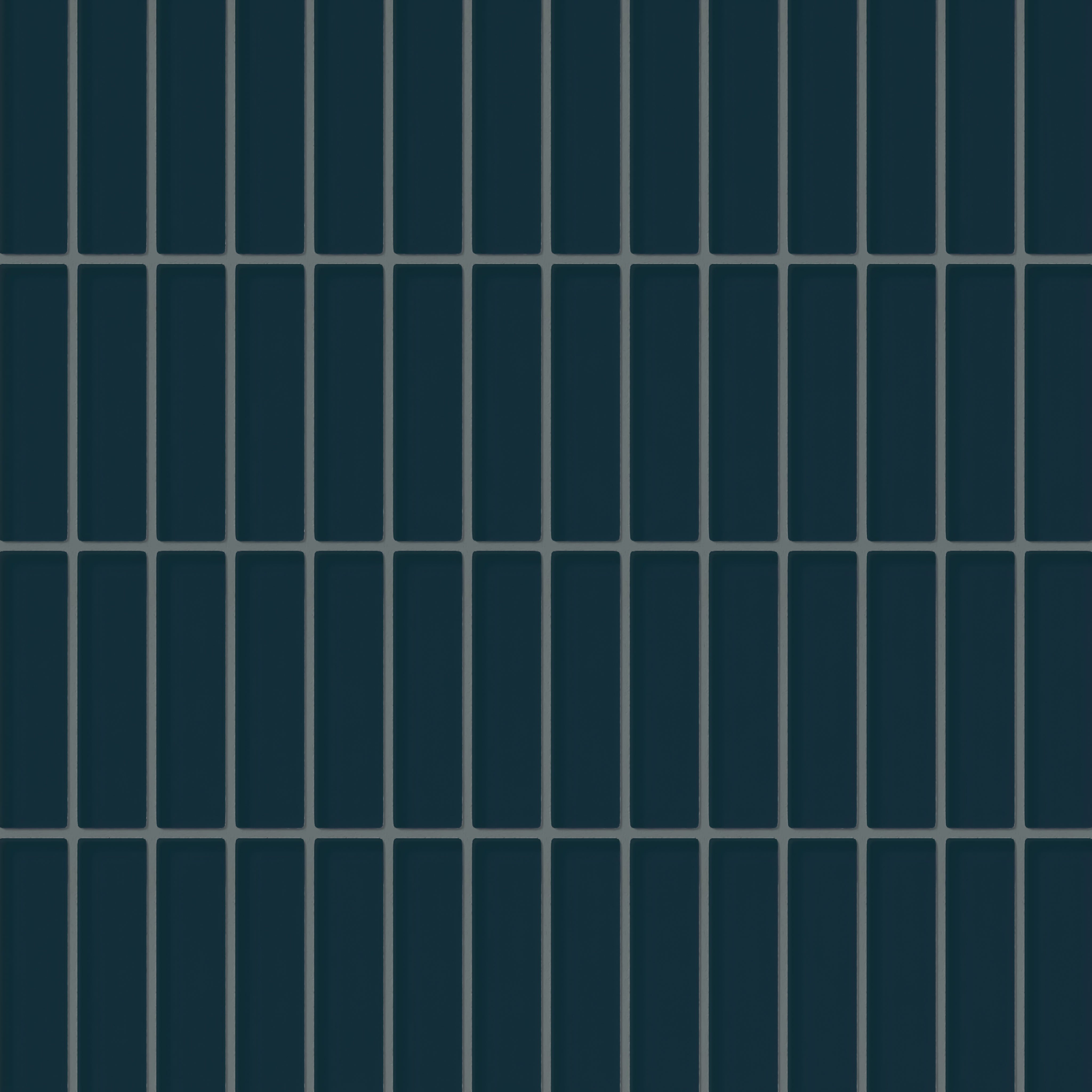 1x4 Straight Set Sheeted Glass Mosaic Tile in Grackle Gloss