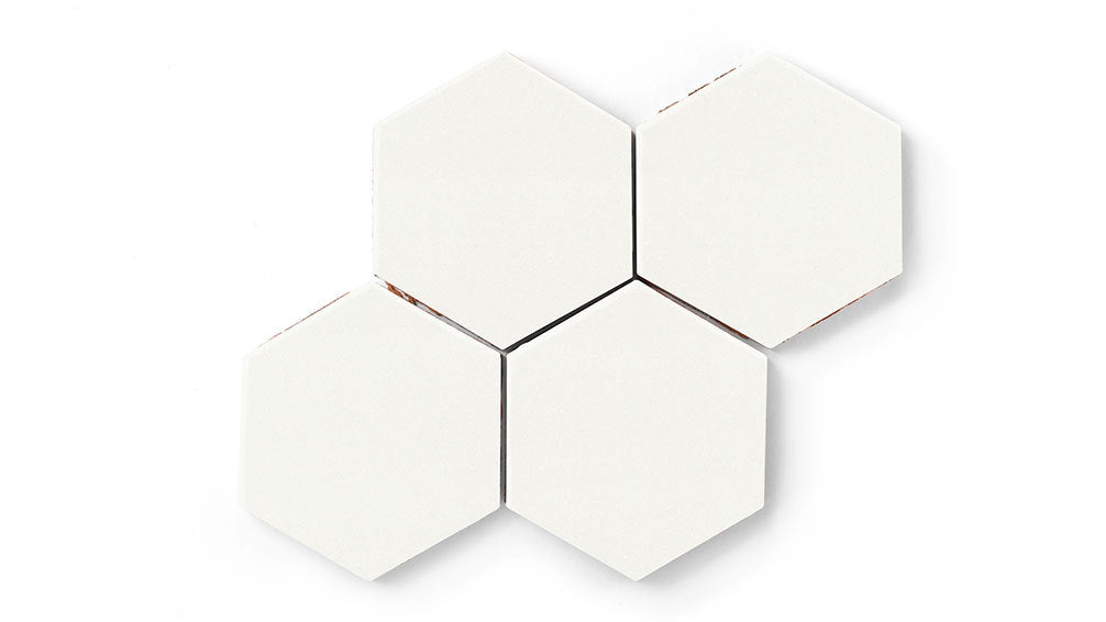 6" Hexagon Original Ceramic Tile in Calcite Matte