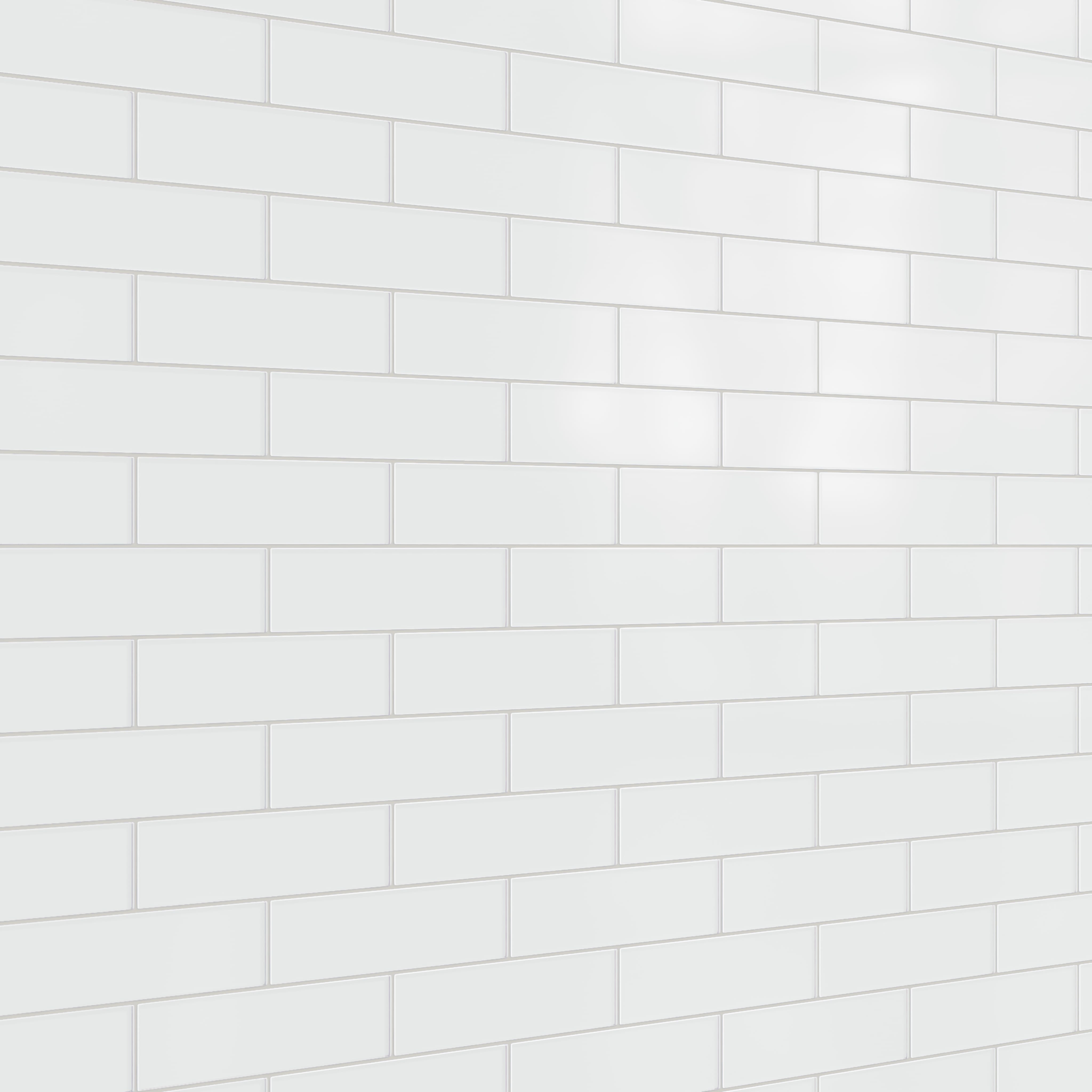 Quick Ship 3x12 Glass Tile in Egret Matte