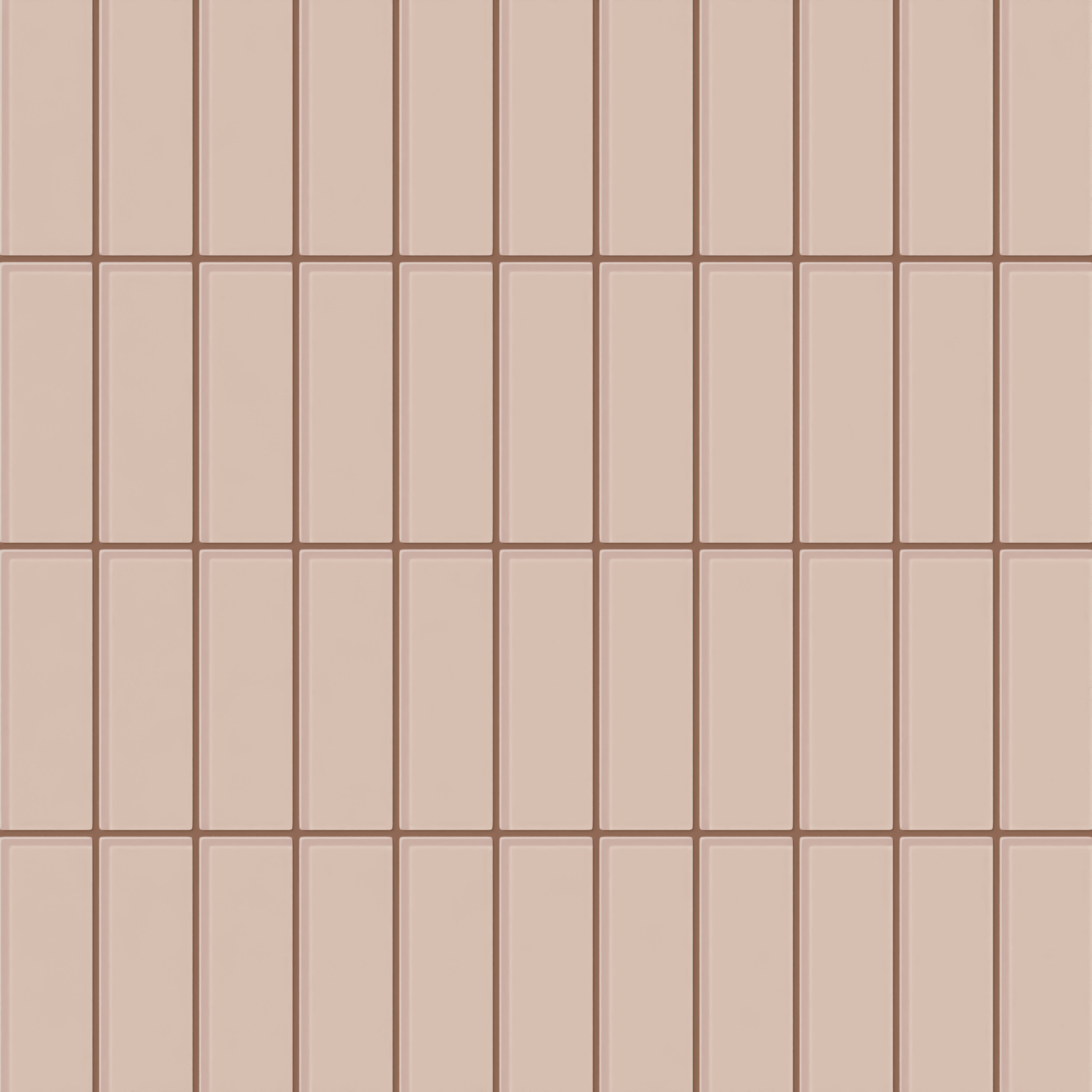 2x6 Glass Tile in Rosy Finch Gloss