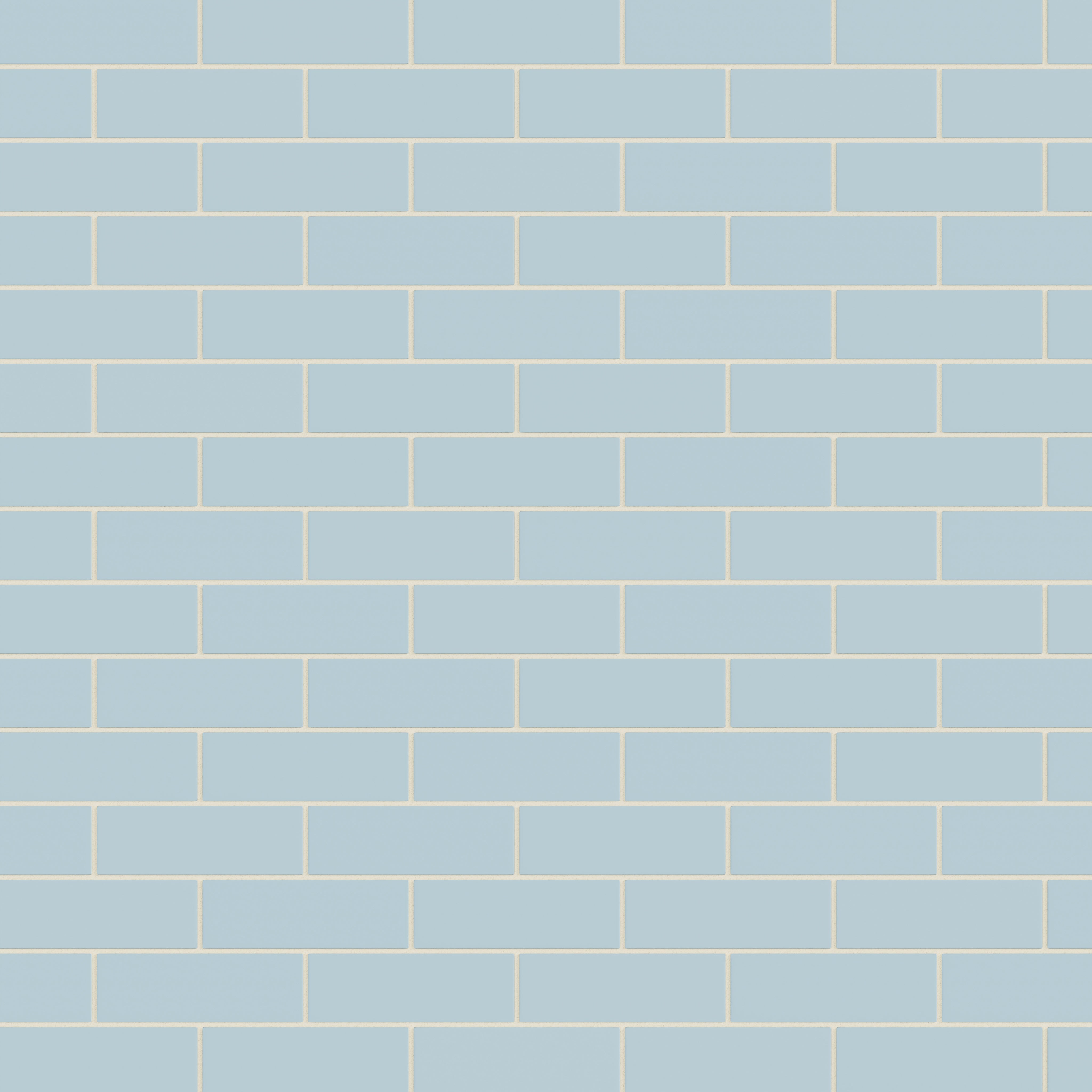 2x6 Natural Press Ceramic Tile in Egyptian Blue Matte