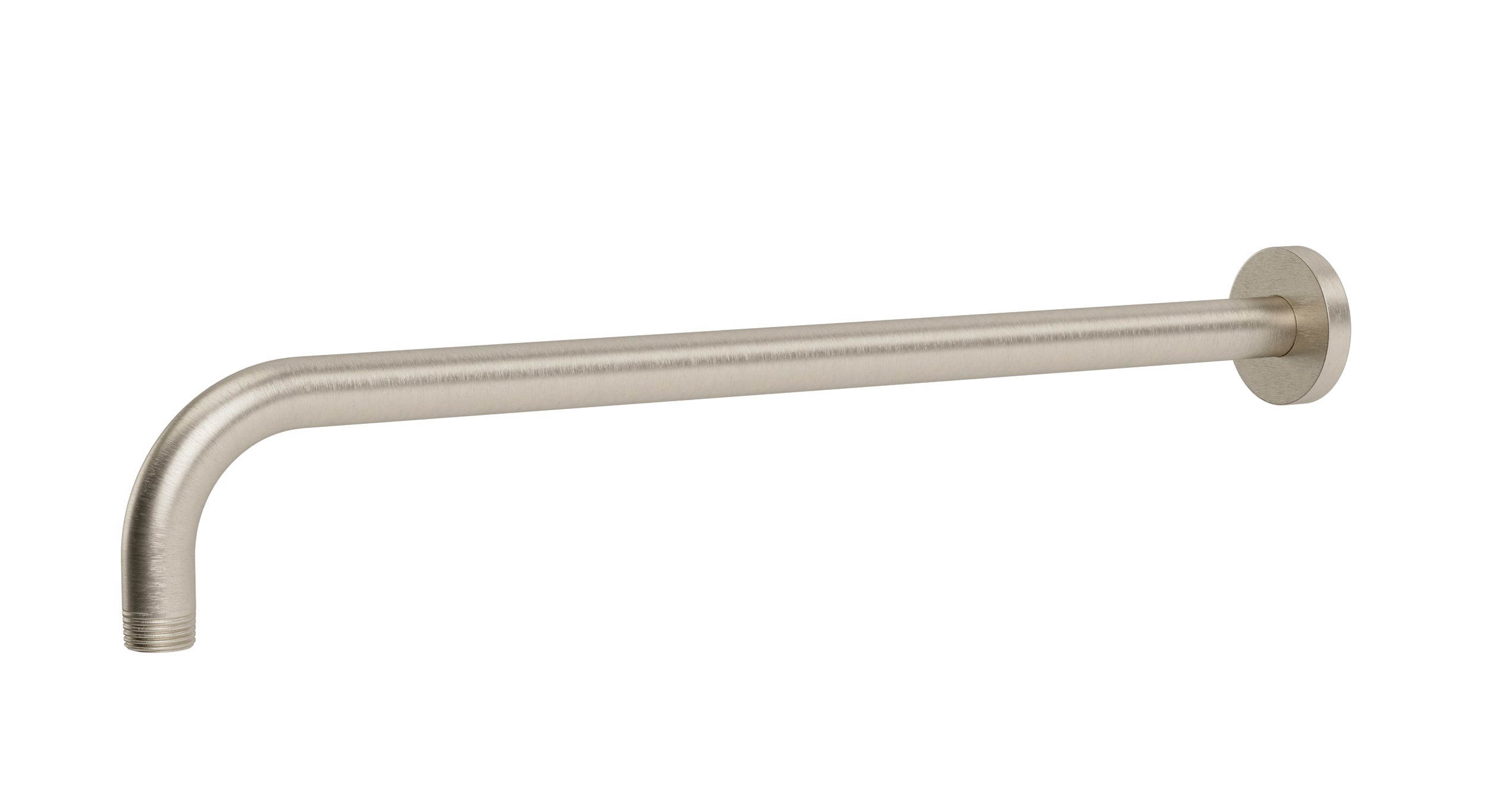 Contour & Foundry 90-Degree 16" Shower Arm with Flange in Satin Nickel