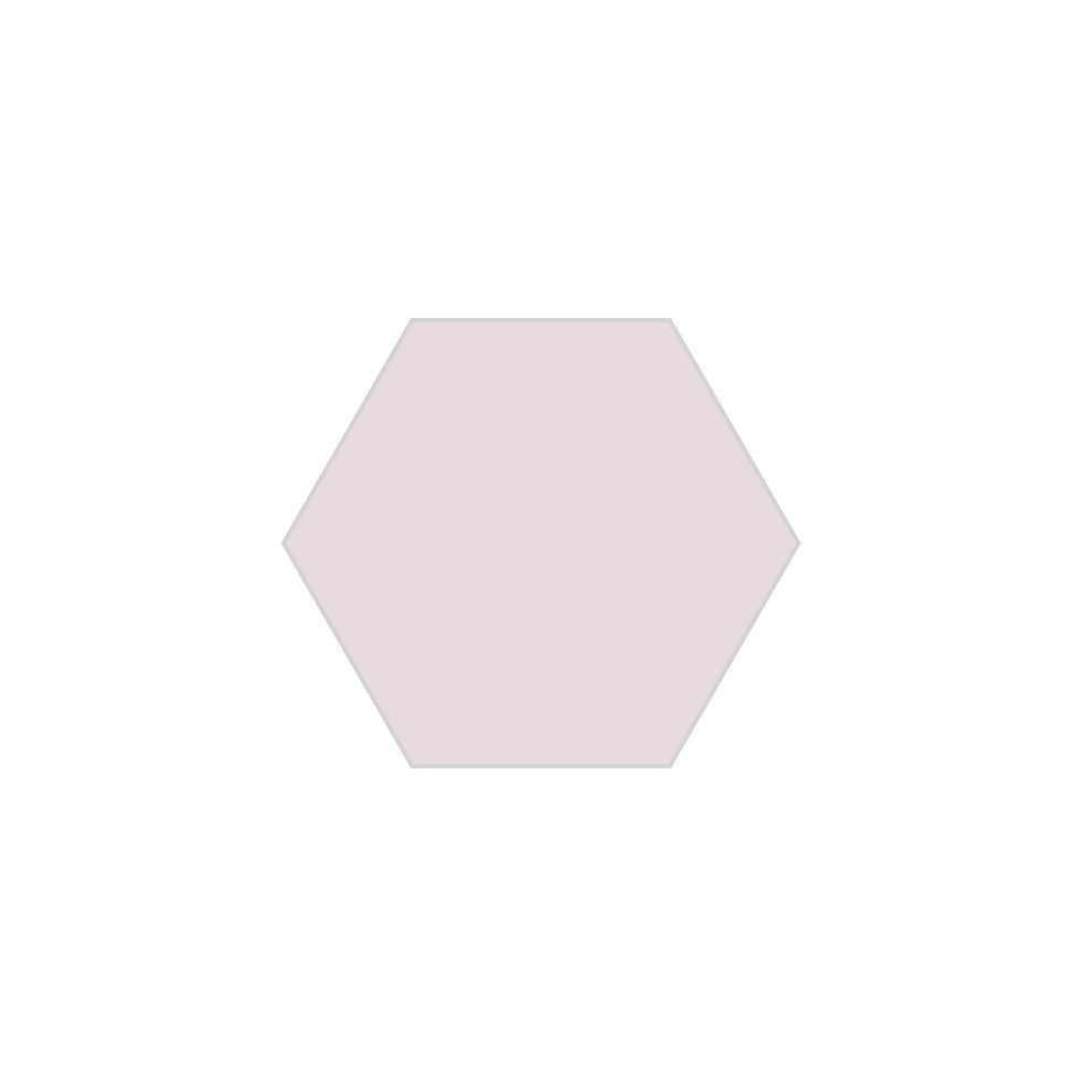 6" Hexagon Original Ceramic Tile in Evening Glow Matte