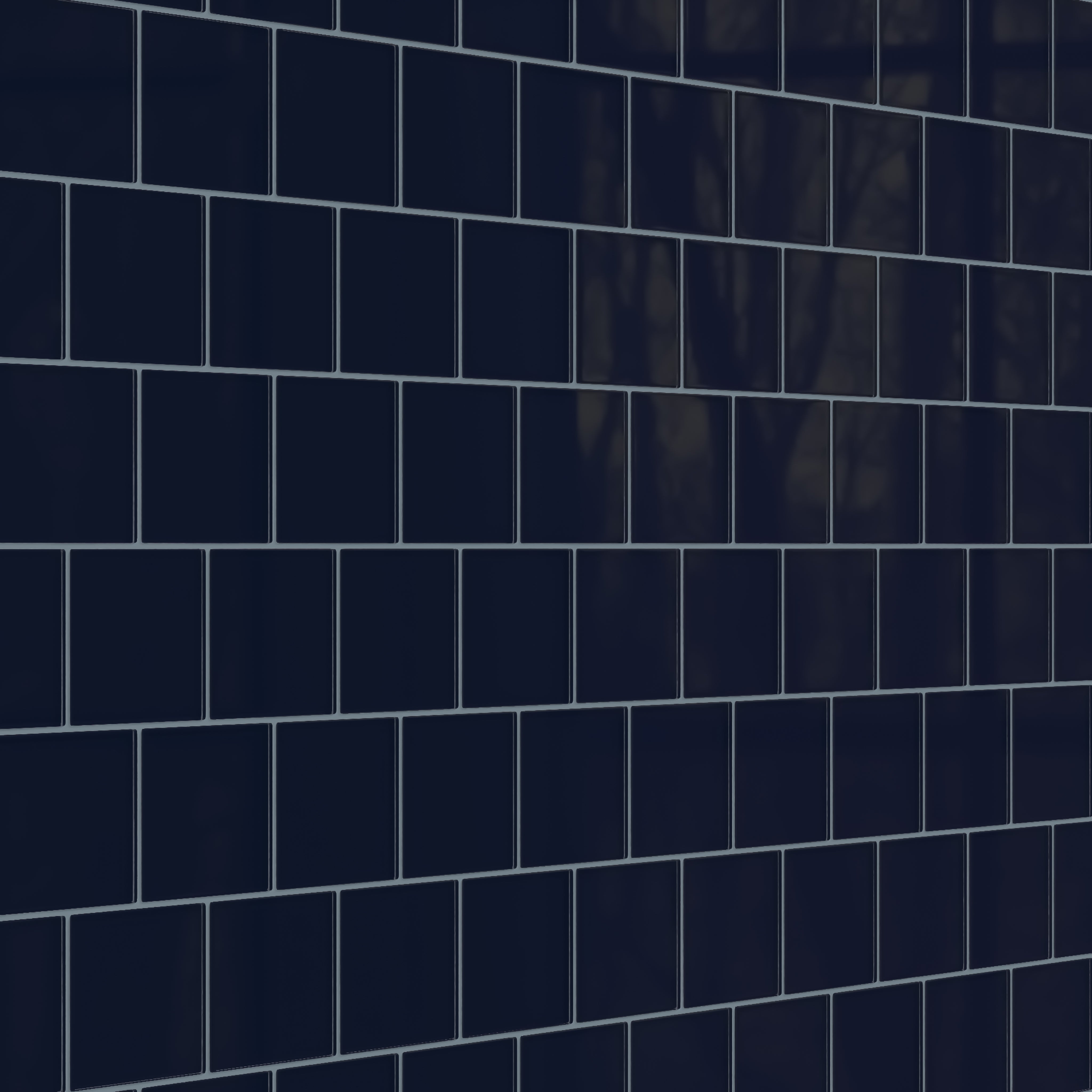 4x4 Glass Tile in Barn Swallow Gloss