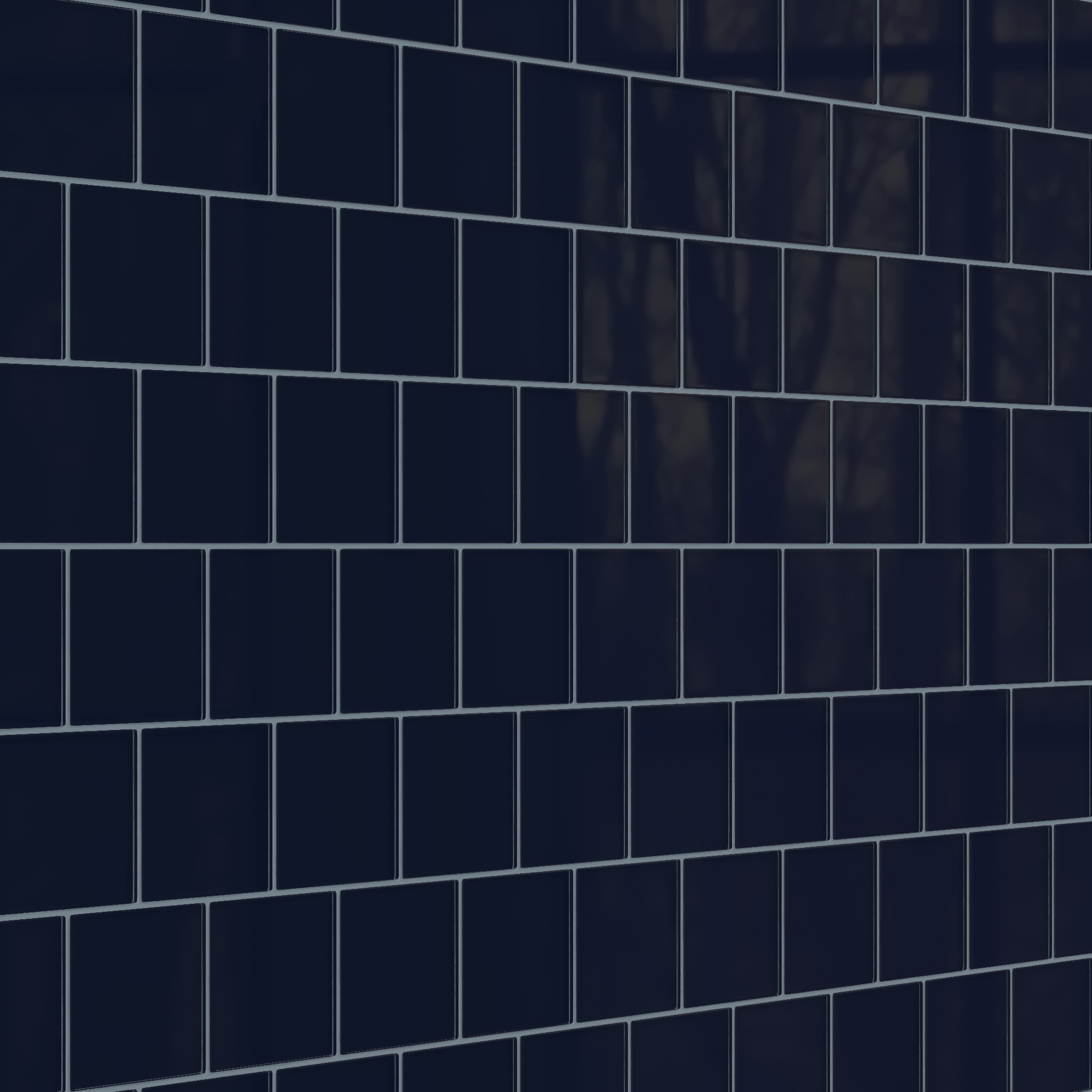 Quick Ship 4x4 Glass Tile in Barn Swallow Gloss