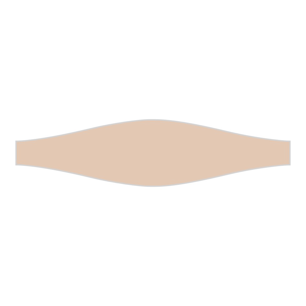 Wave Original Ceramic Tile in Tumbleweed Gloss