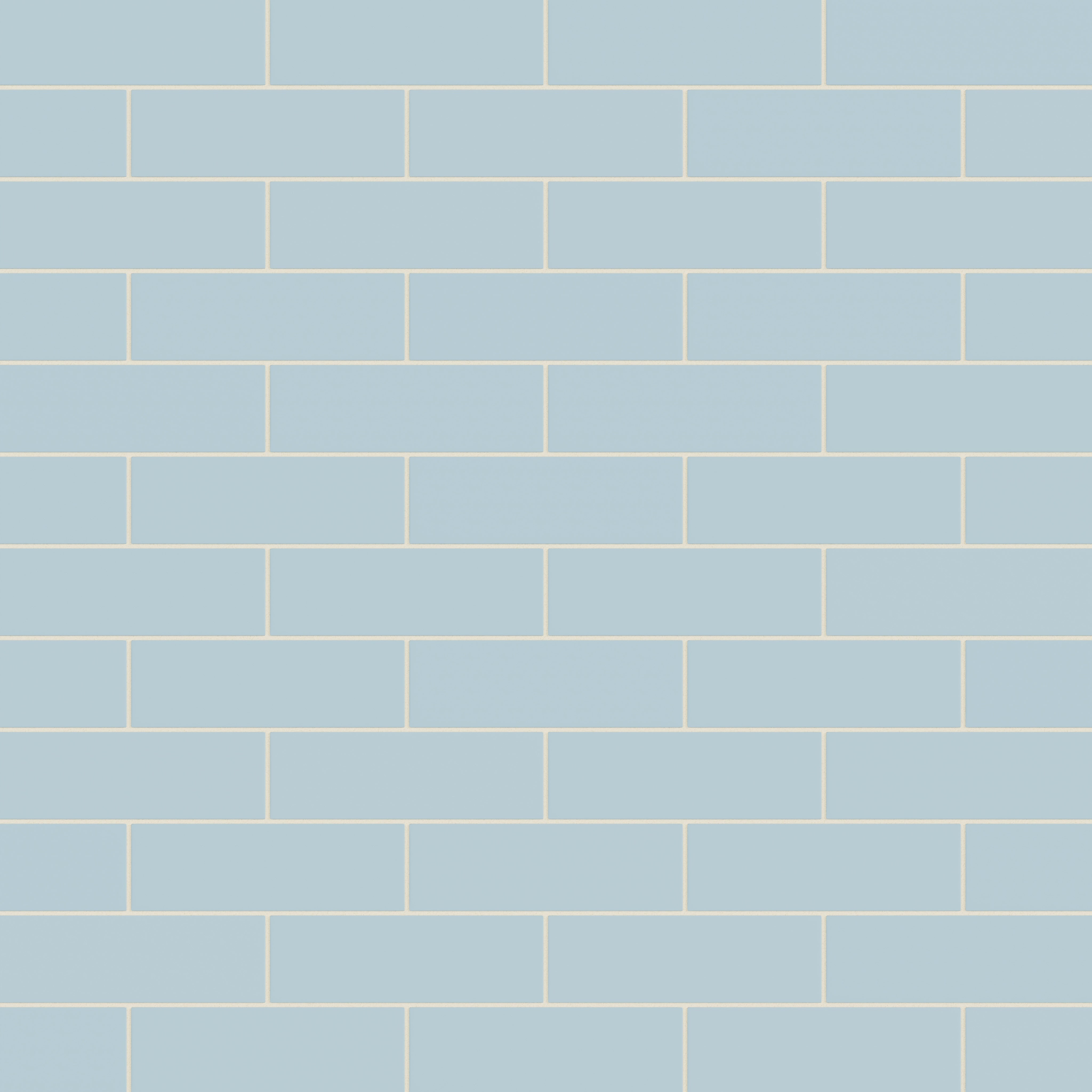 3x9 Natural Press Ceramic Tile in Egyptian Blue Matte