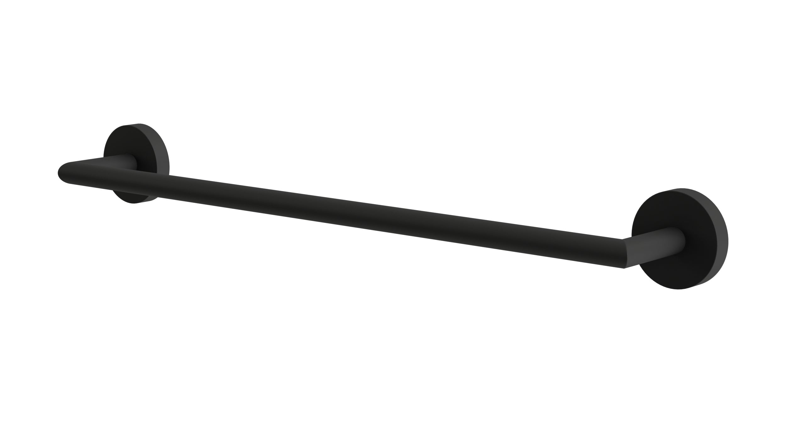 Contour Towel Bar 18" in Matte Black