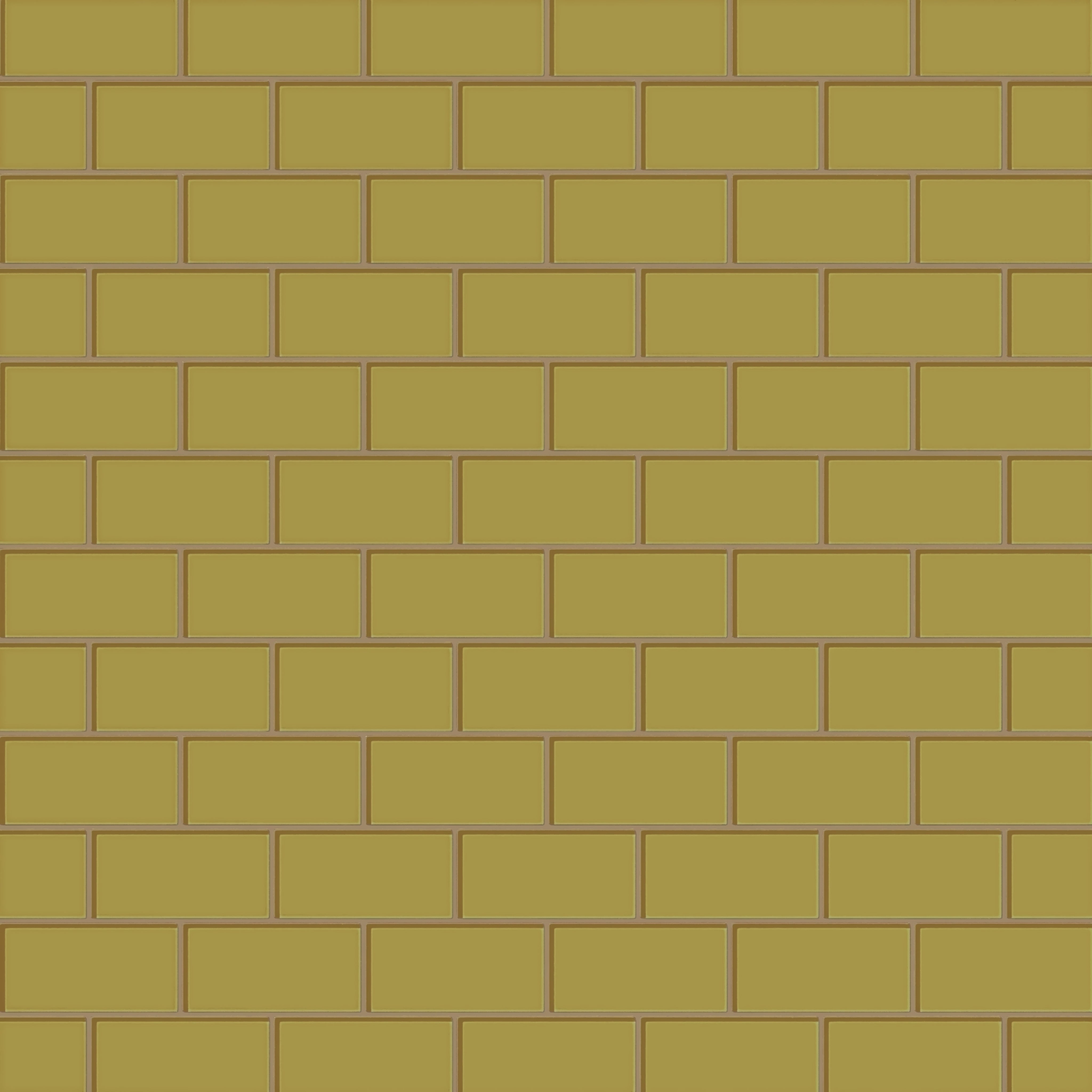 3x6 Glass Tile in Pine Siskin Gloss