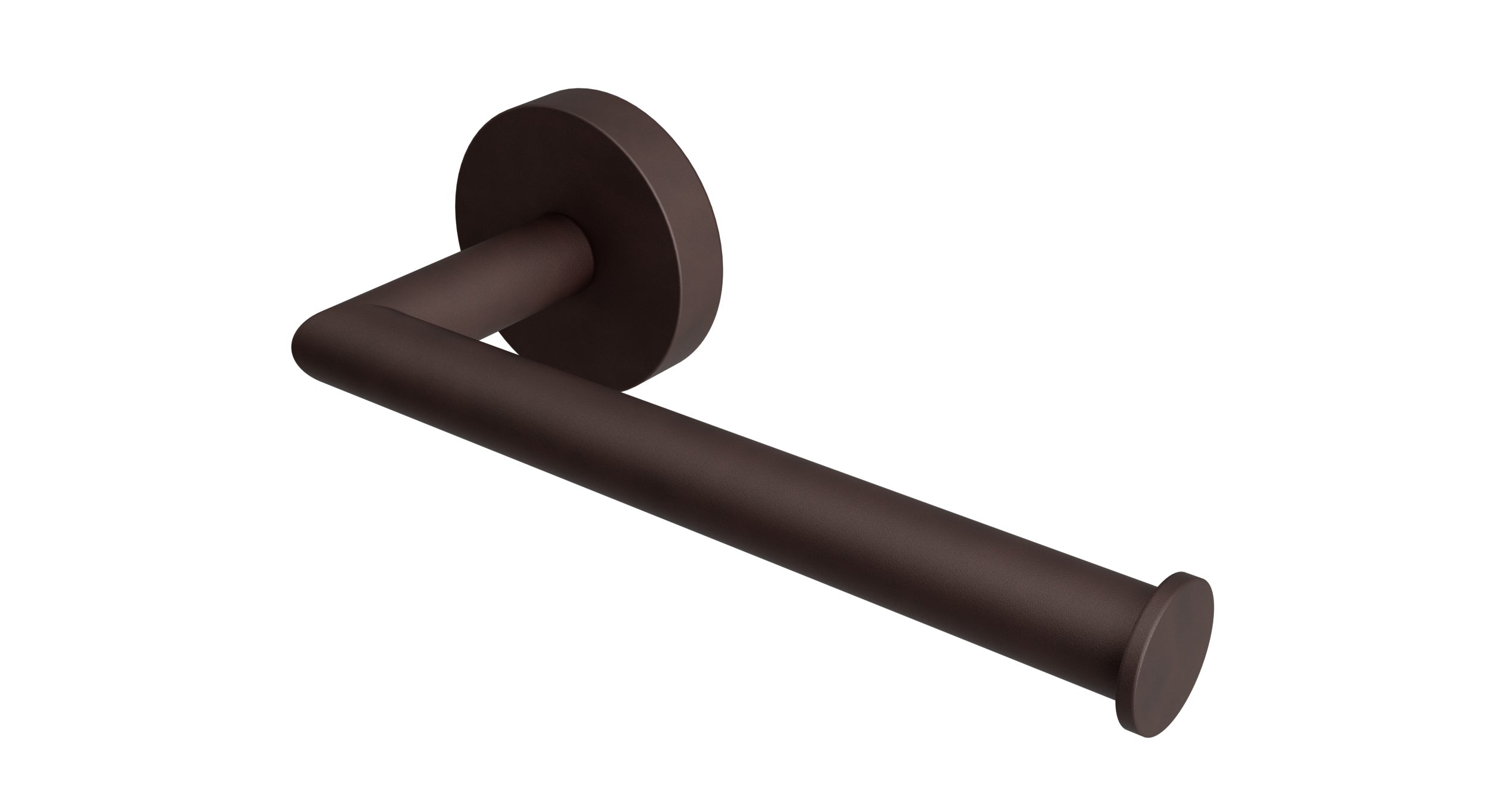 Contour Single Post Paper Holder in Architectural Copper