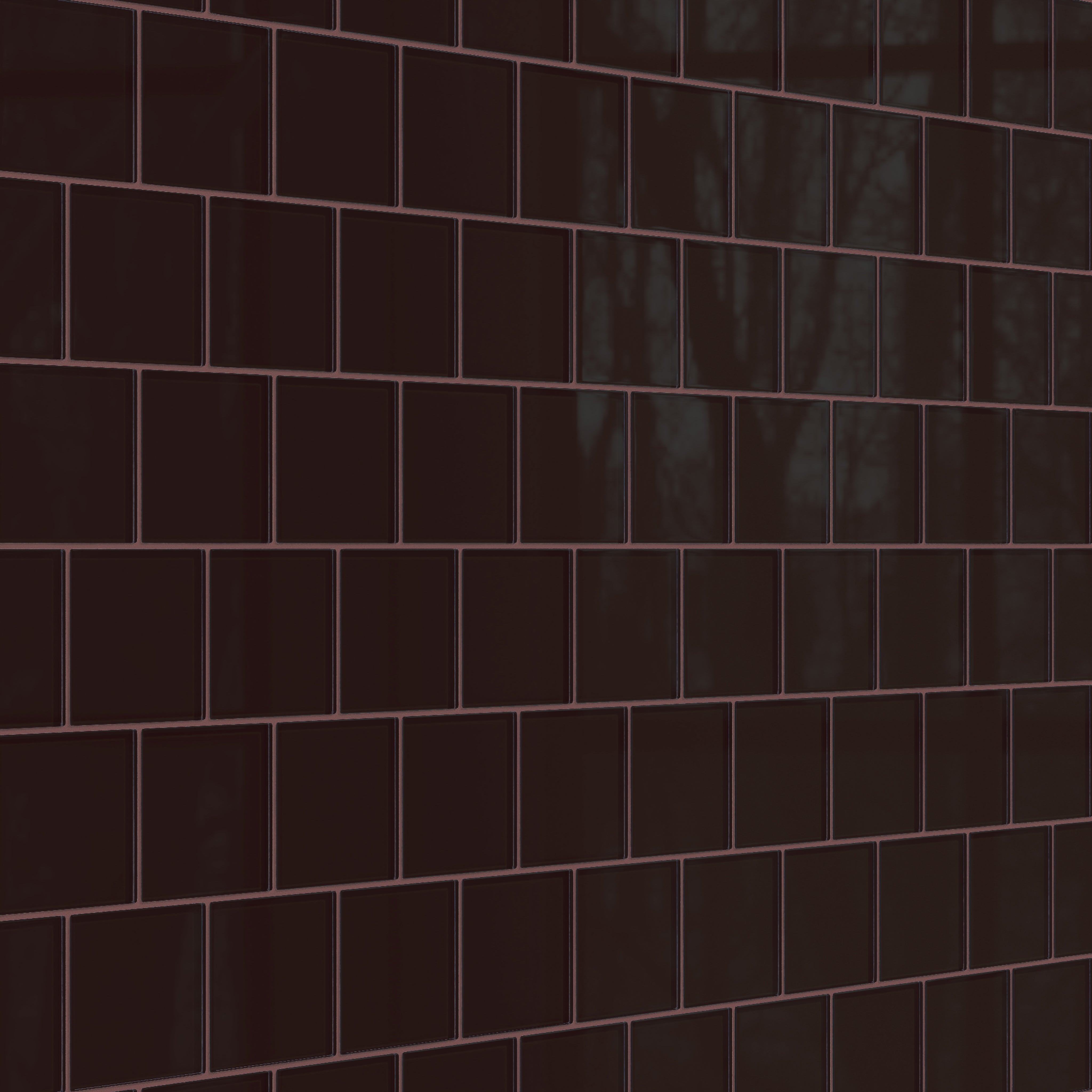 4x4 Glass Tile in Nighthawk Gloss