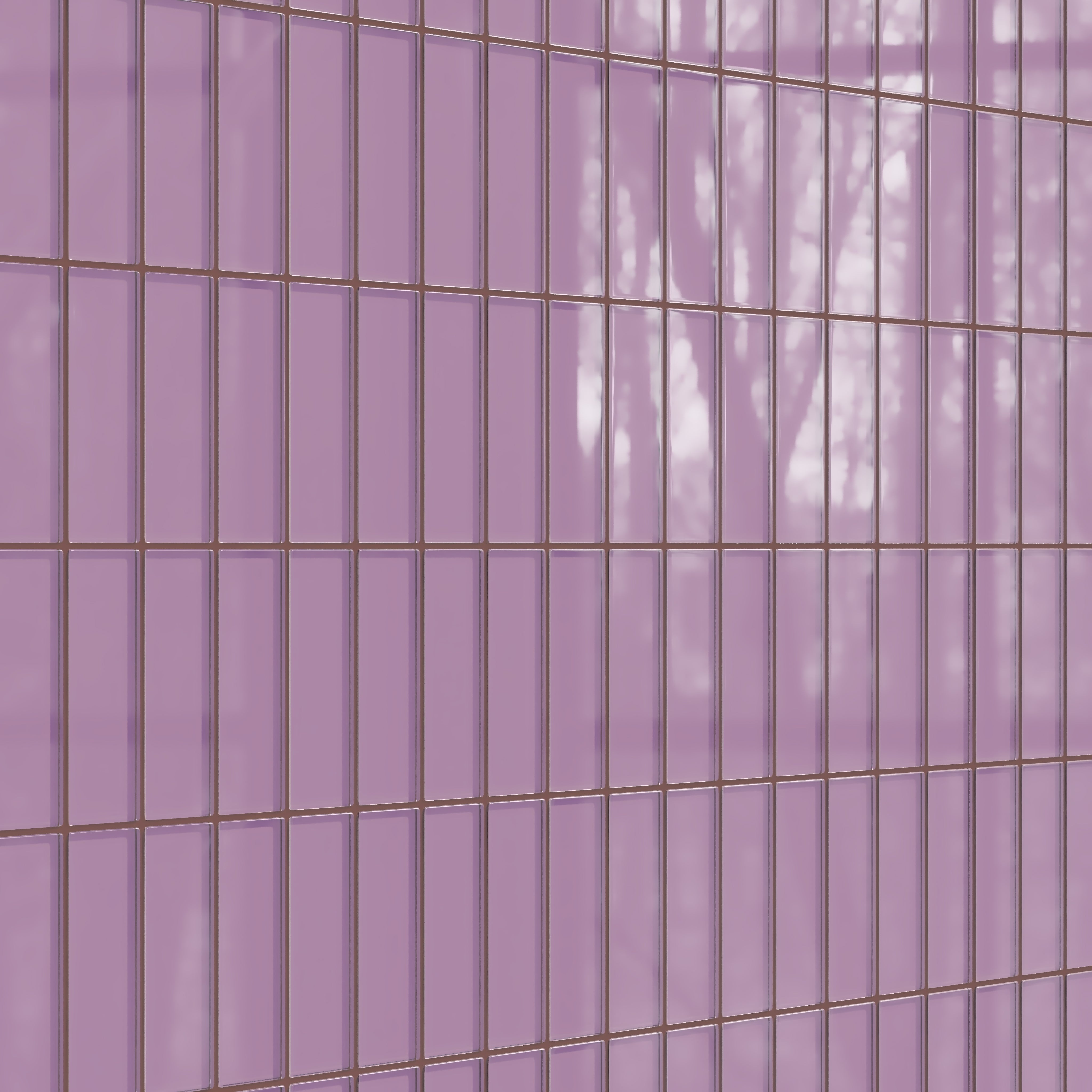 2x6 Glass Tile in Waxbill Gloss