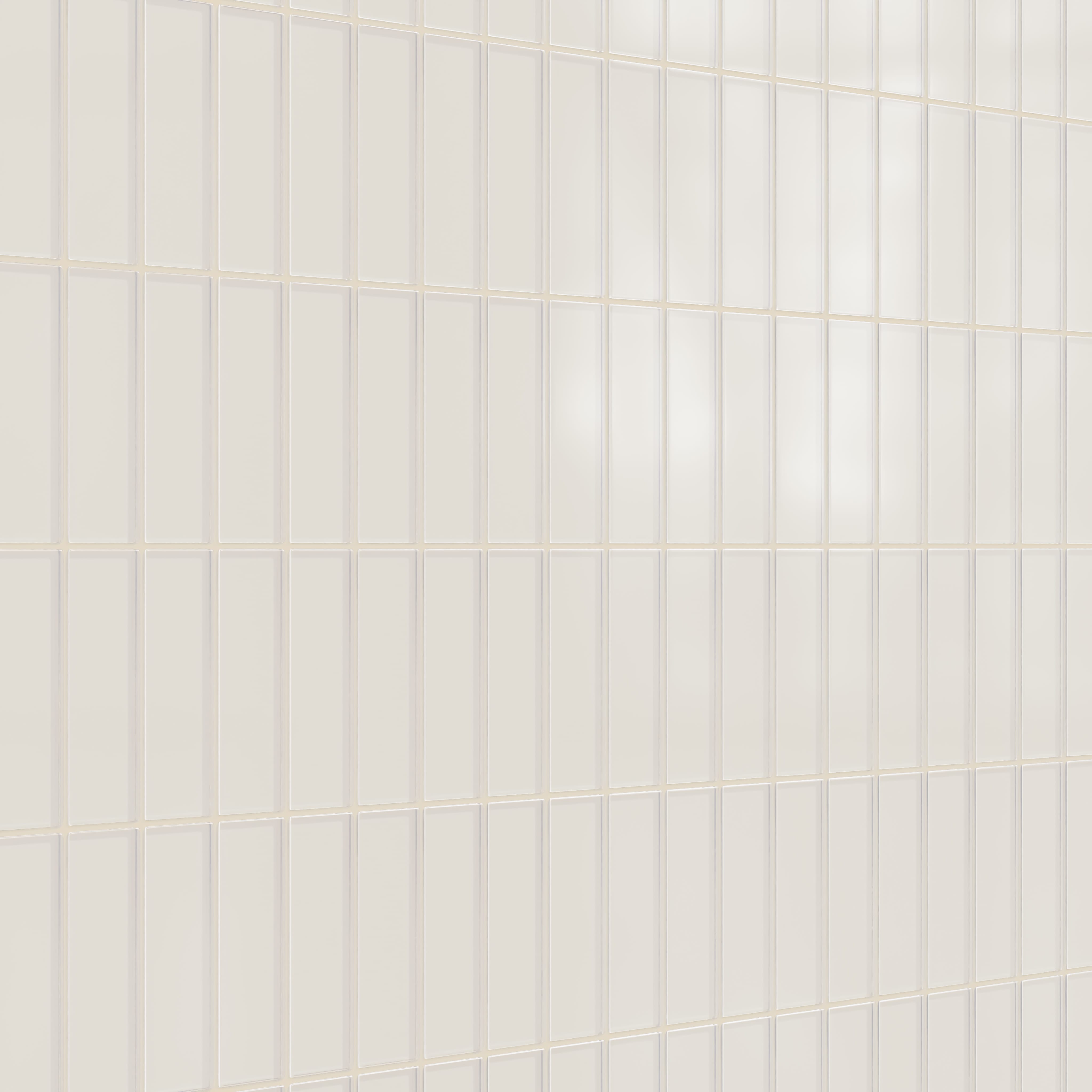 Factory Sale 2x6 Glass Tile in Dove Matte