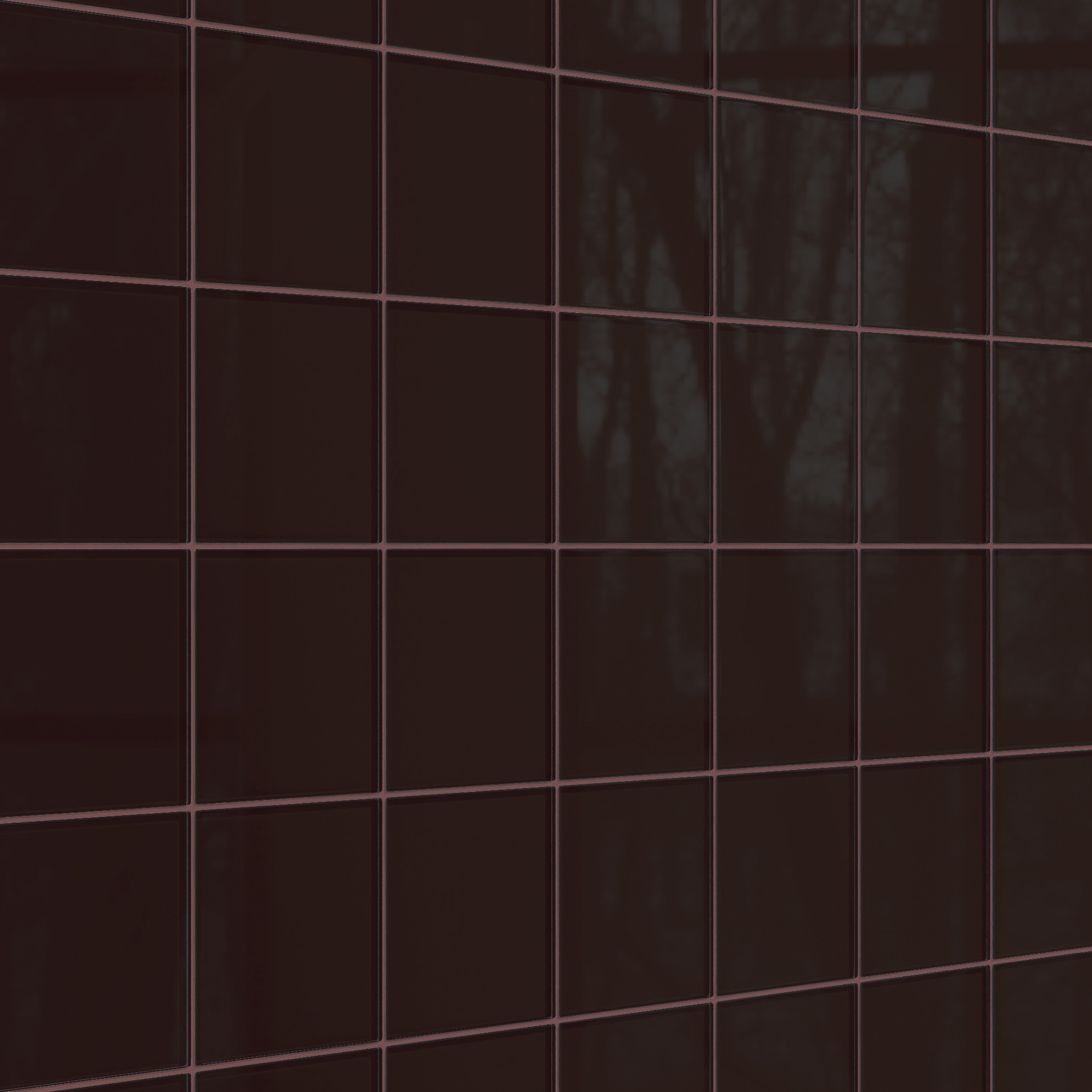 6x6 Glass Tile in Nighthawk Gloss